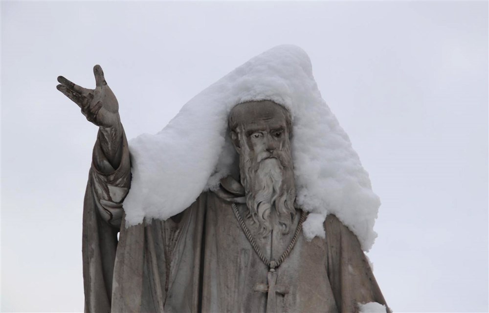 Snow in Norcia