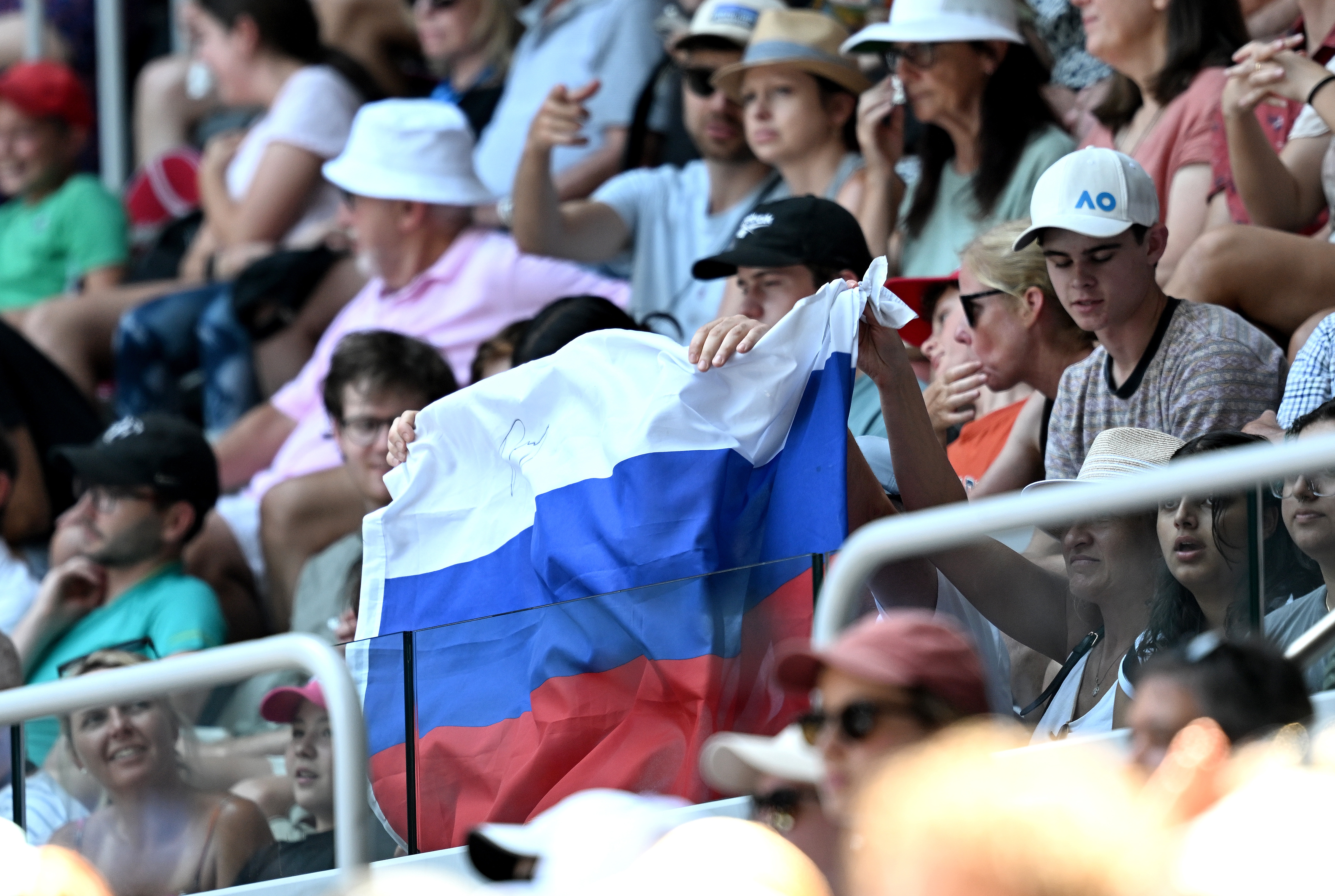 Russian flags banned at Australian Open tennis after Ukraine complaint