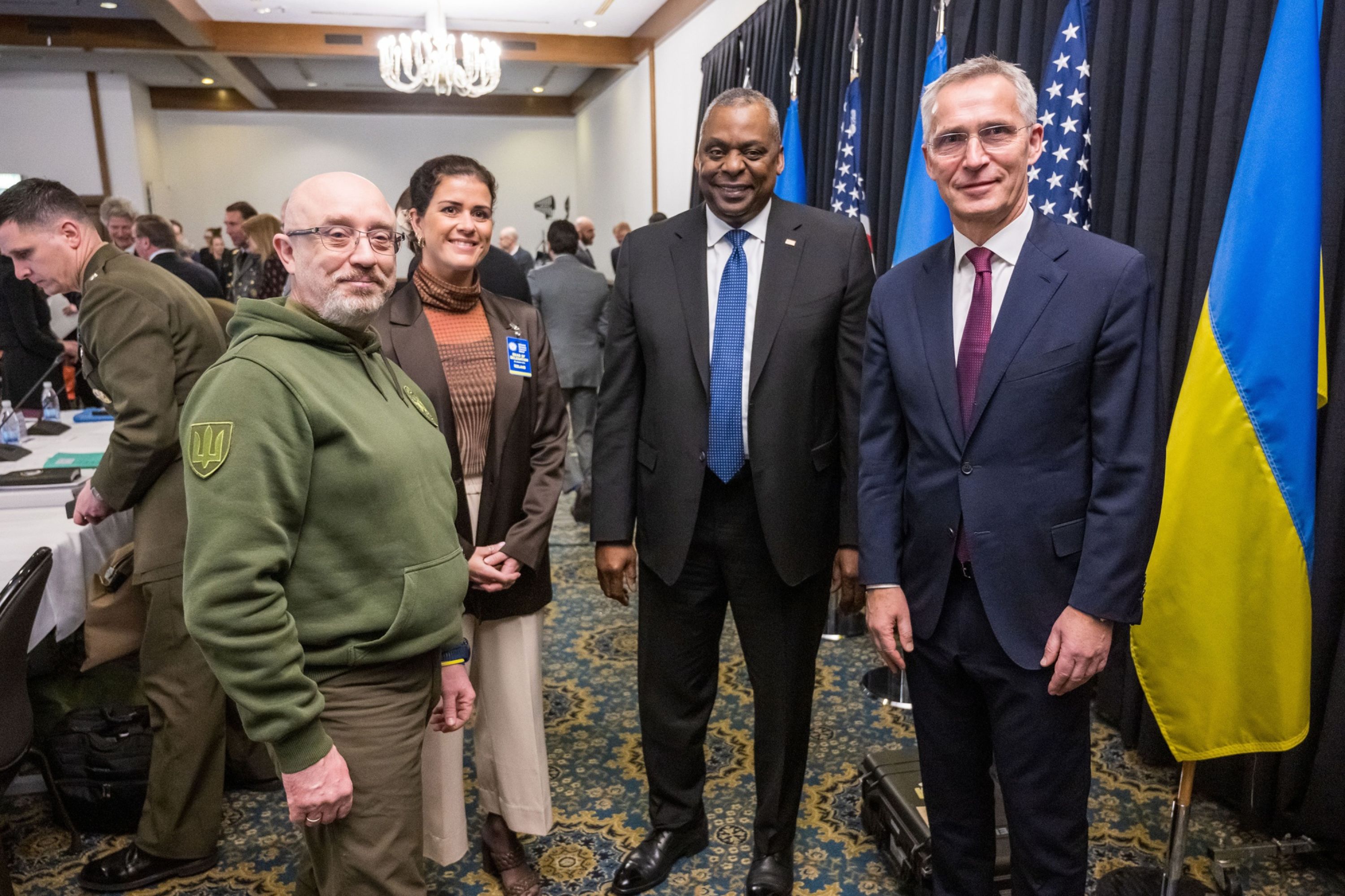 Ukraine Defense Contact Group Meets At Ramstein Air Base