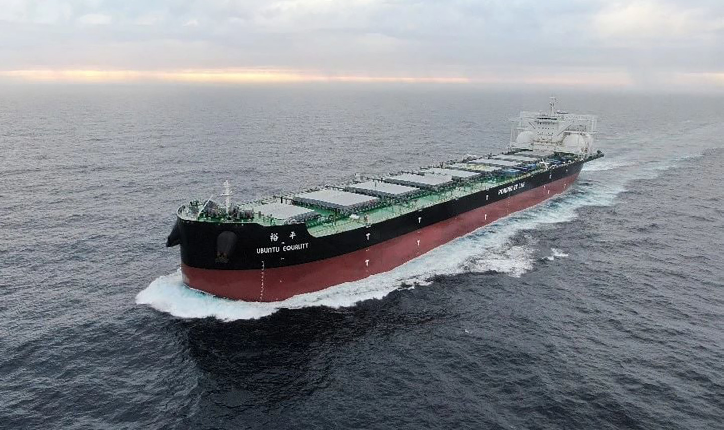 Ahoy! Anglo loads first SA iron ore cargo in emissions-cutting LNG vessel