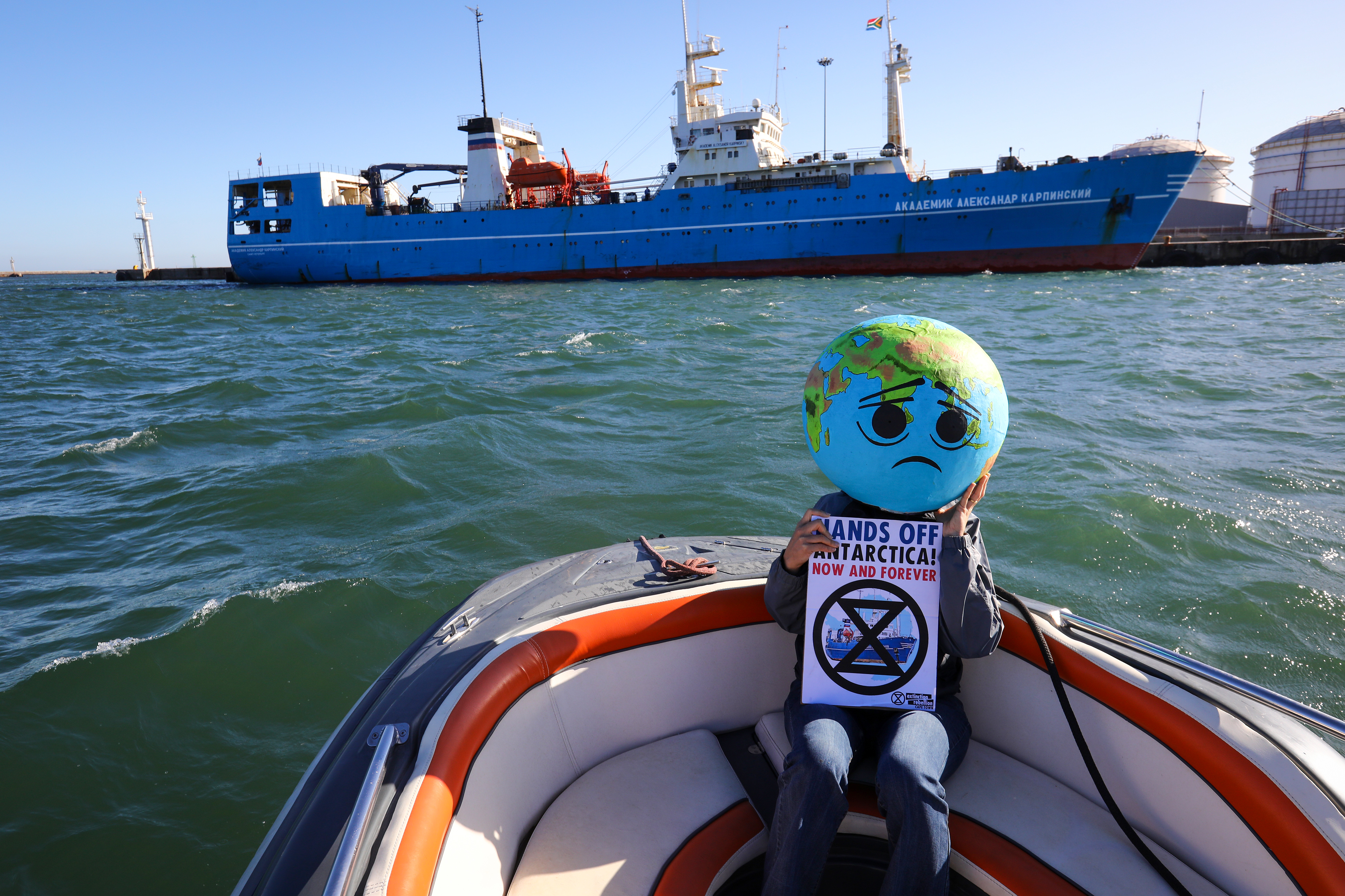 South African protests against Russia’s Antarctic seismic ship echo around the world