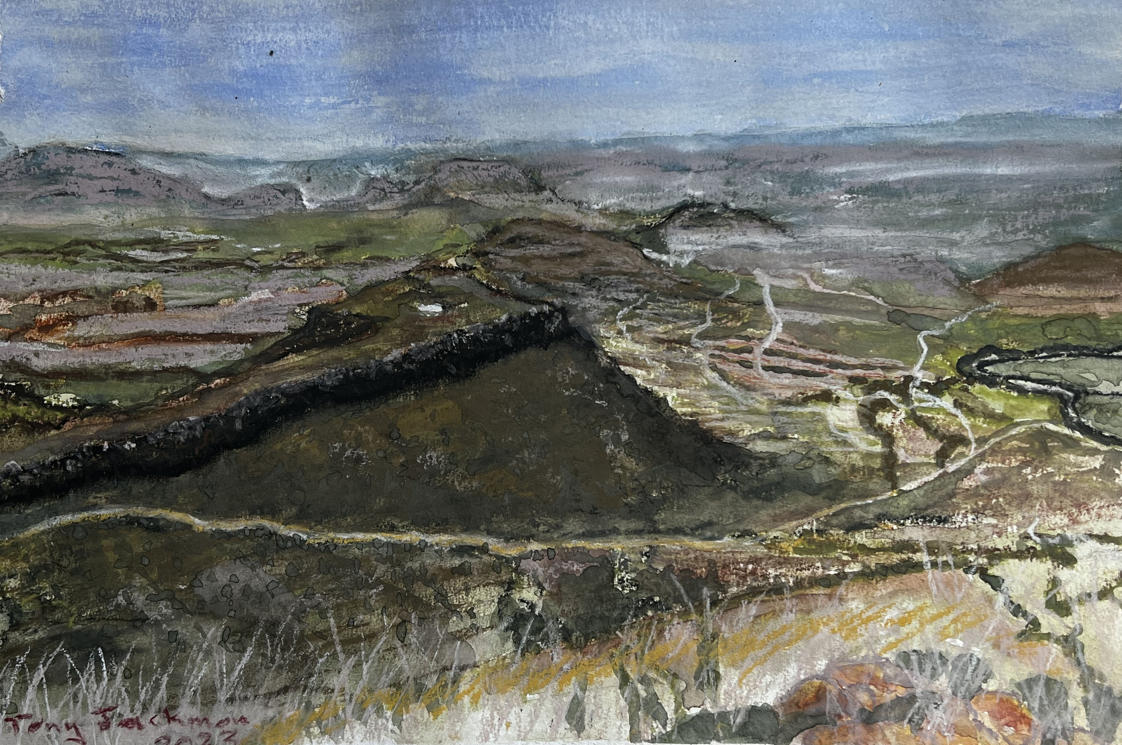 High mountains and the slow life below