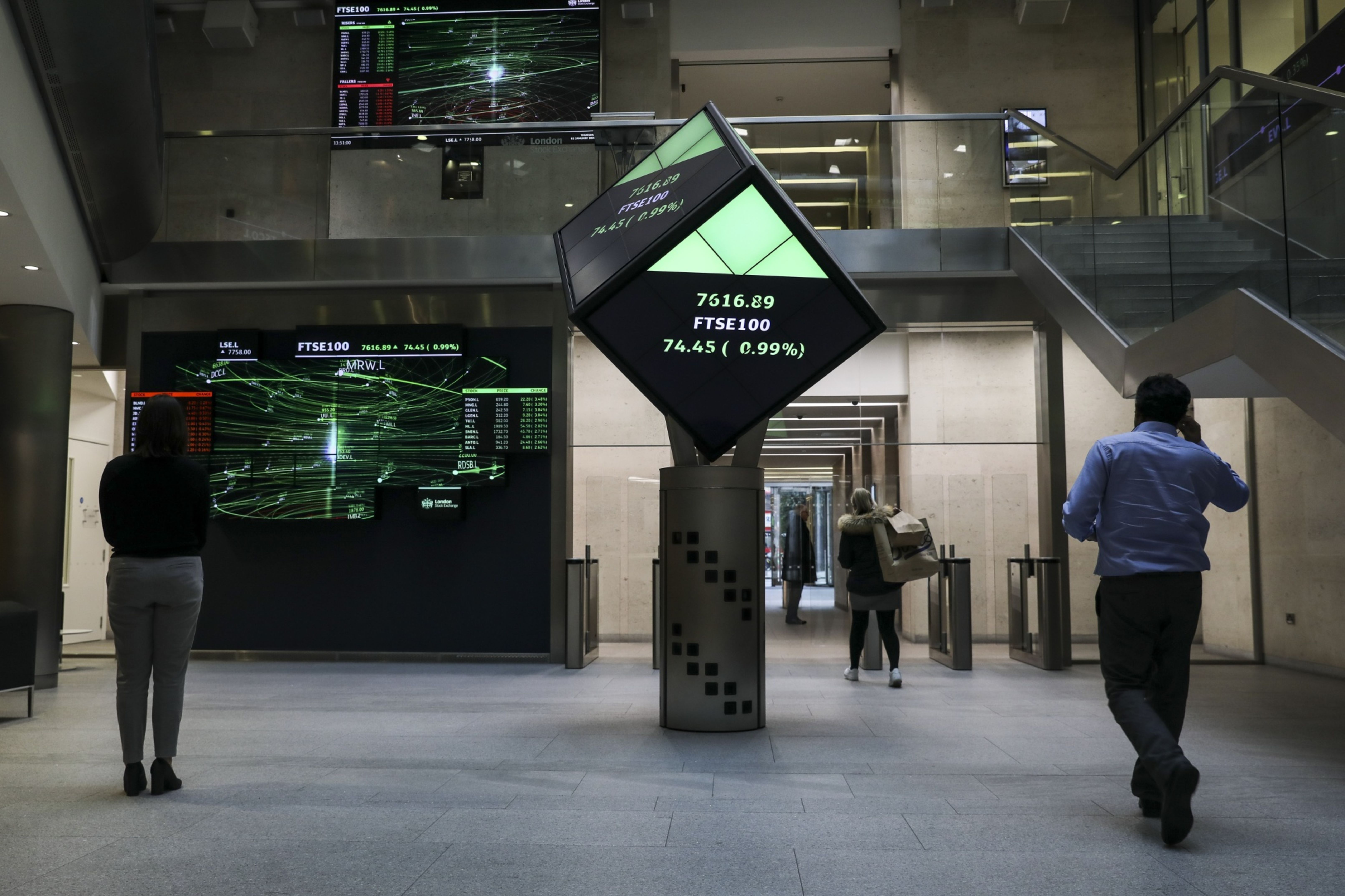First Day Of 2020 Trading On The London Stock Exchange