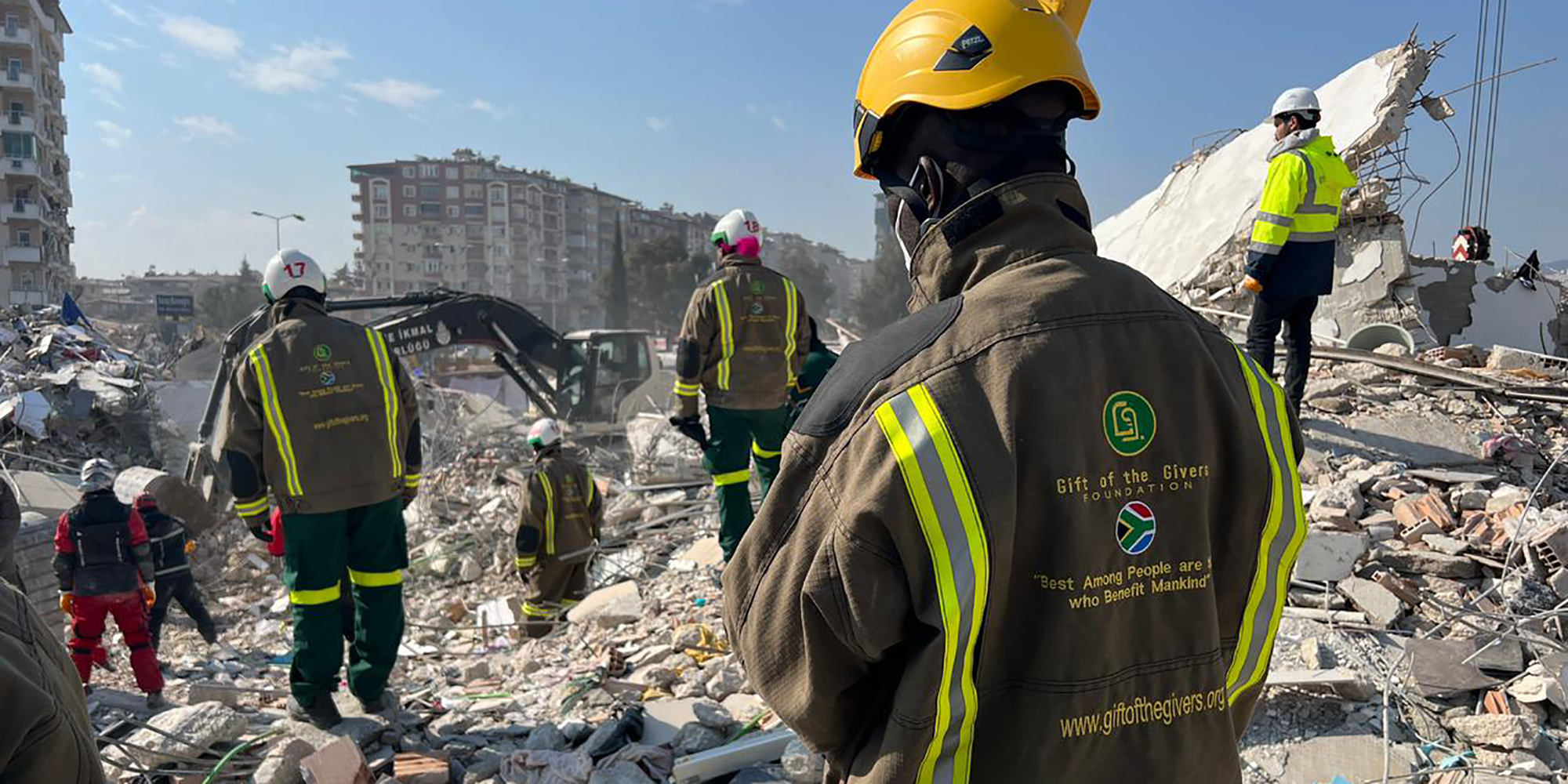 South African rescuers - and sniffer dogs - bring hope amid the sorrow to Turkey survivors