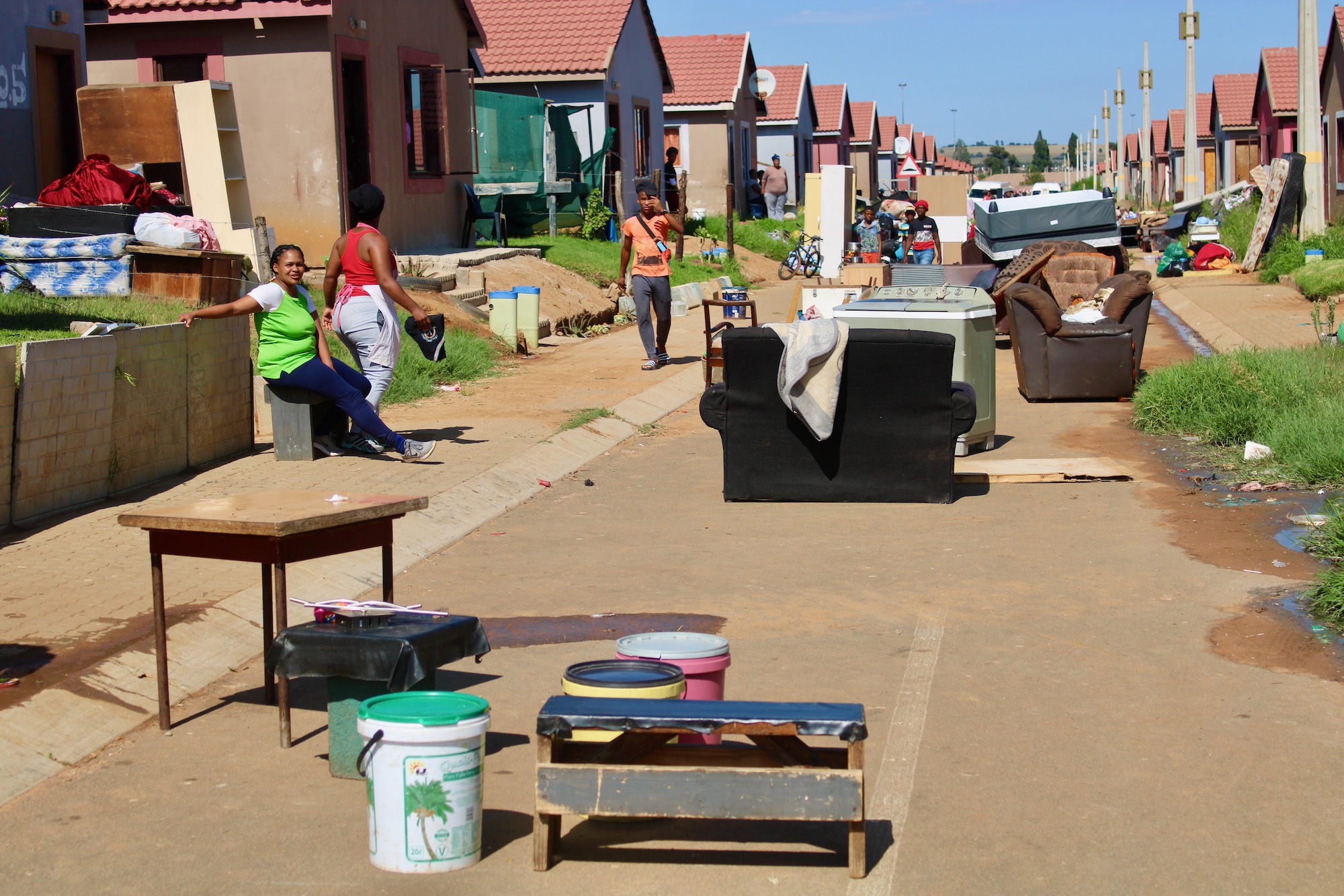 Rubber bullets fired as over 2,000 people evicted ‘without warning’ from Nigel RDP housing occupation