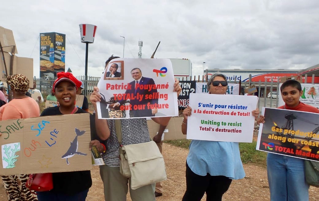 Fishers and activists protest ‘Total madness’ of east coast ocean drilling