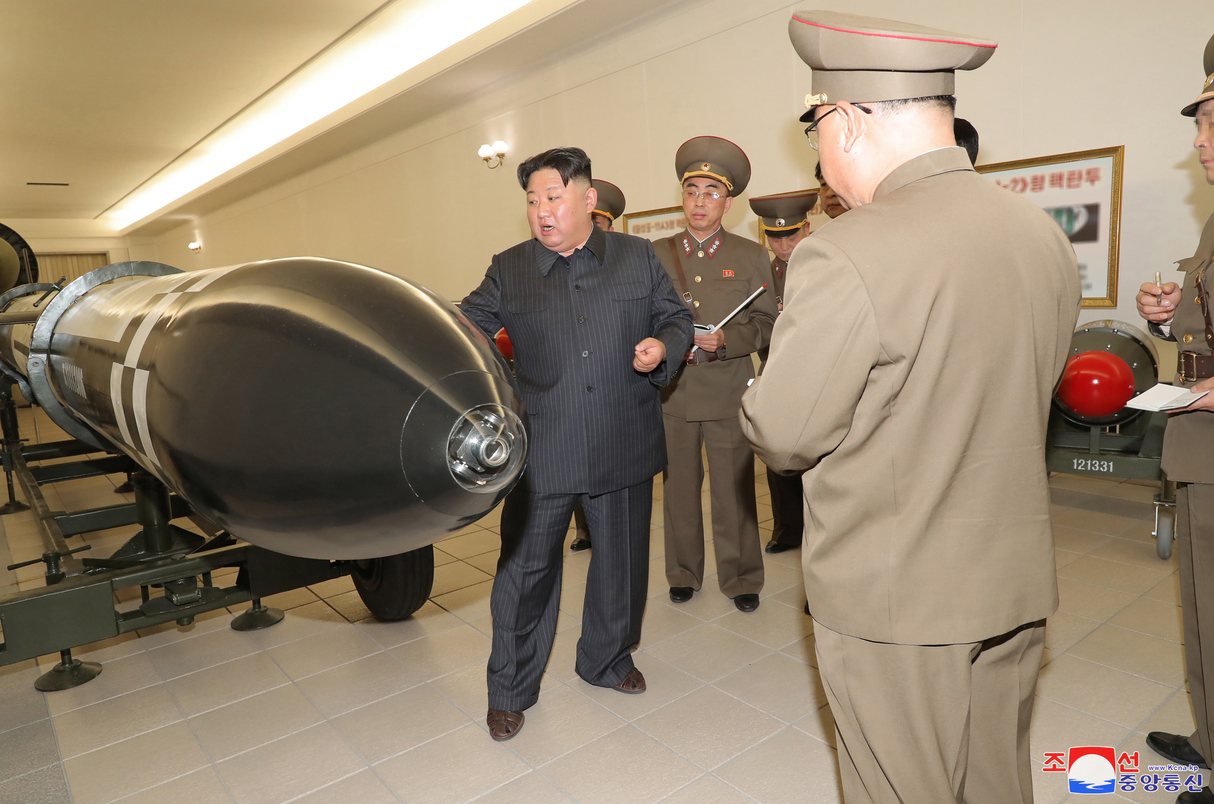 North Korean leader Kim Jong Un visits Nuclear Weapons Institute
