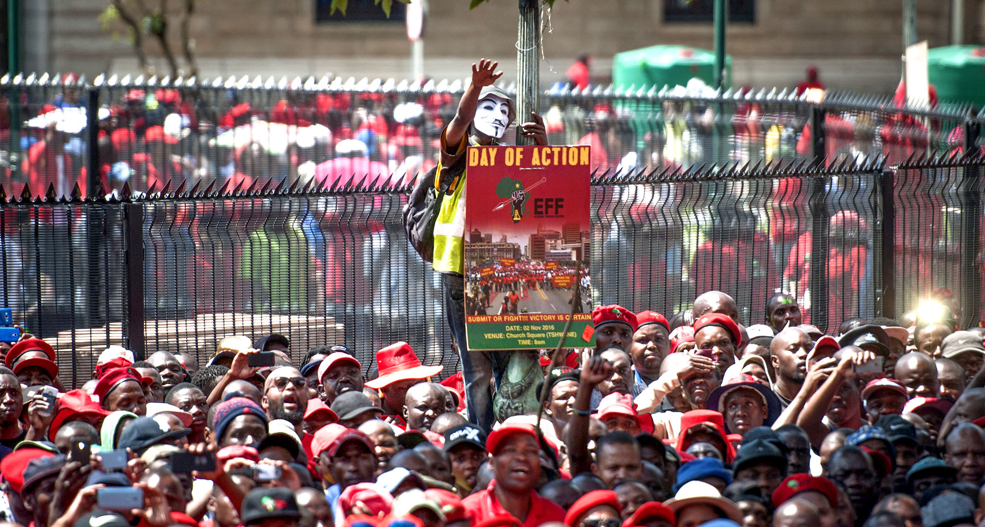 Show of force ahead of Monday’s planned national shutdown