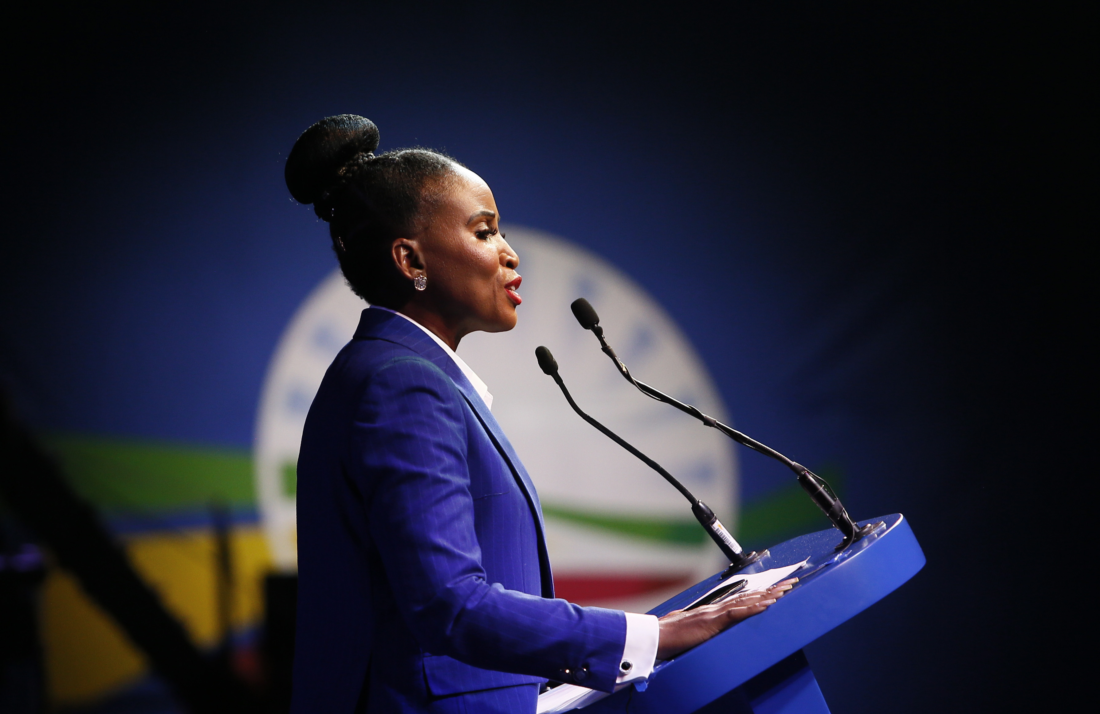 In her final leadership push Phalatse takes a swipe at Steenhuisen, invoking comparisons with Zuma