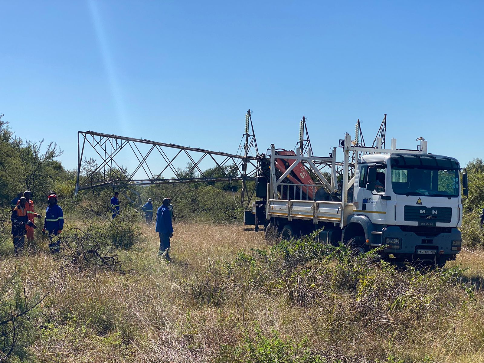 Four days and counting - Tshwane says power restored to 40% of areas following pylons collapse