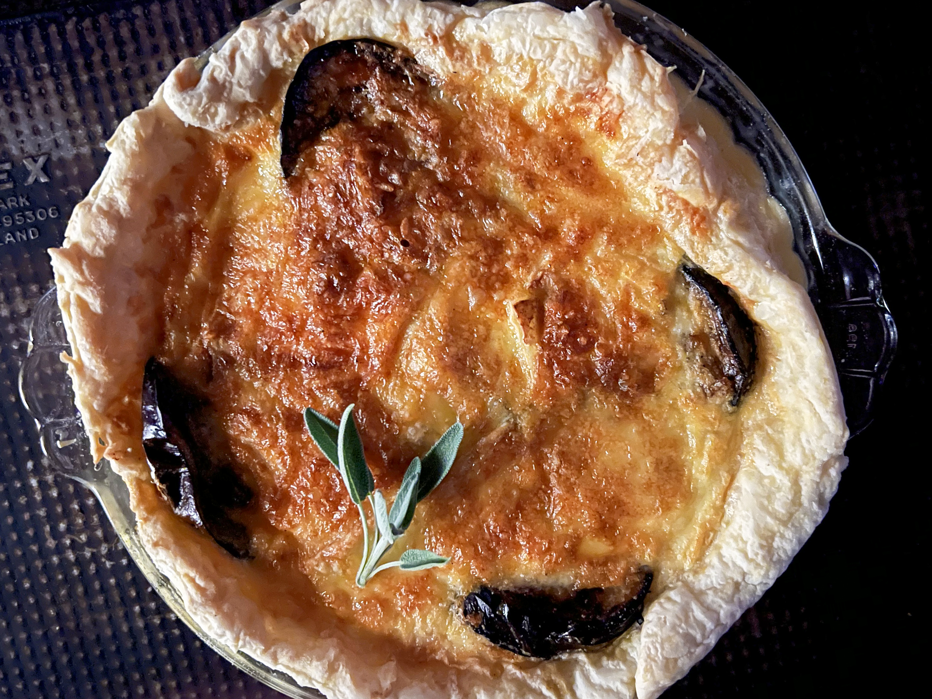 AirFryday: Rustic aubergine quiche