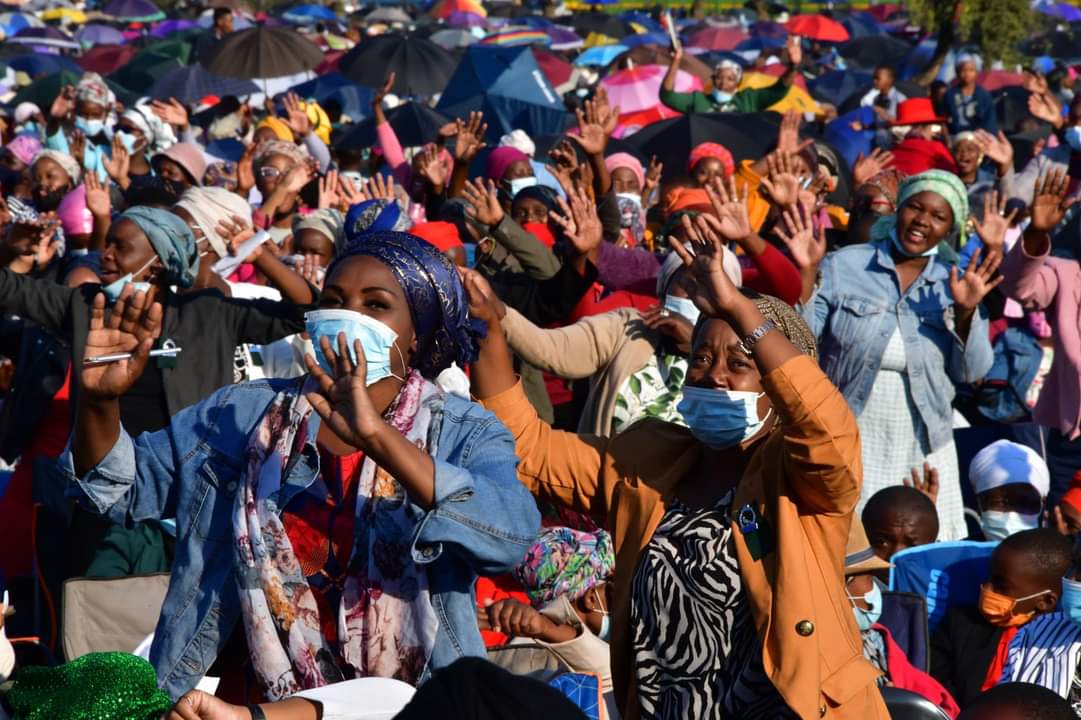 St Engenas Zion Christian Church resumes first Easter mass service since Covid pandemic