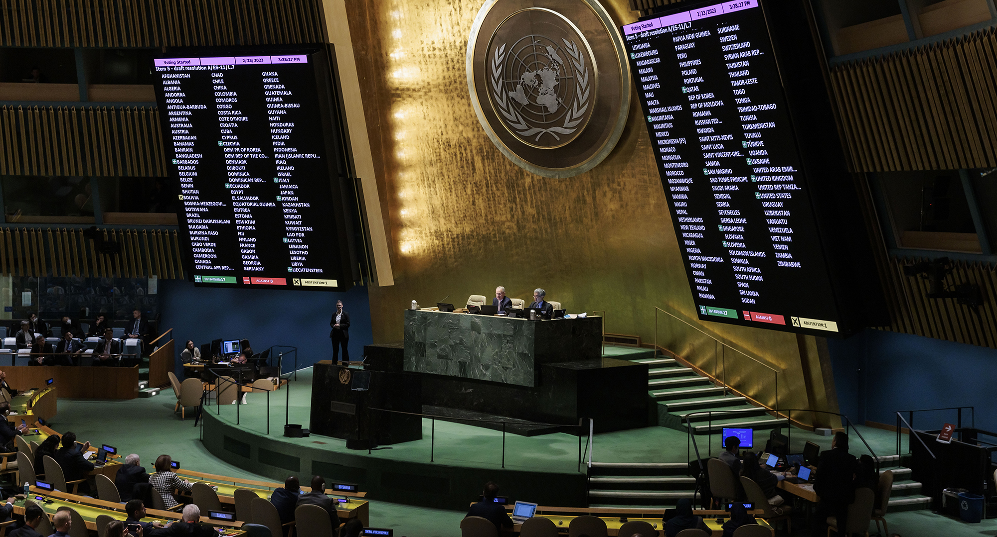 China, India and Brazil in favour of UN resolution describing Russia as aggressor - SA abstains - what now?