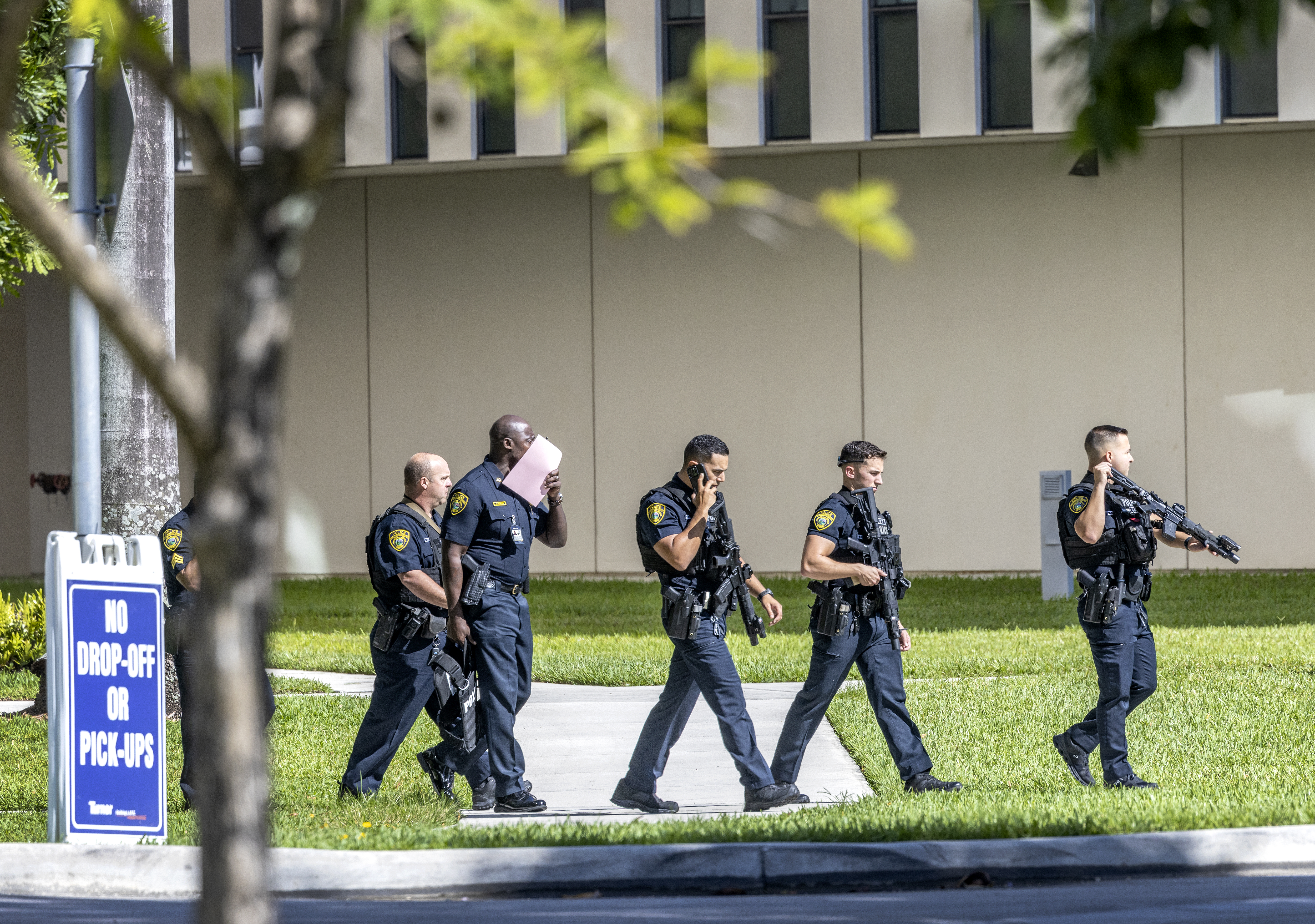 Police responds to a false active shooter call at Florida International University