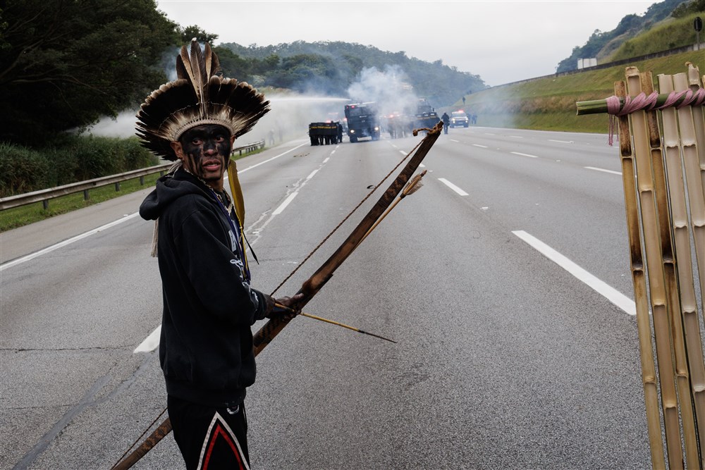 Guarani people clash with police in Sao Paulo, and more from around the world