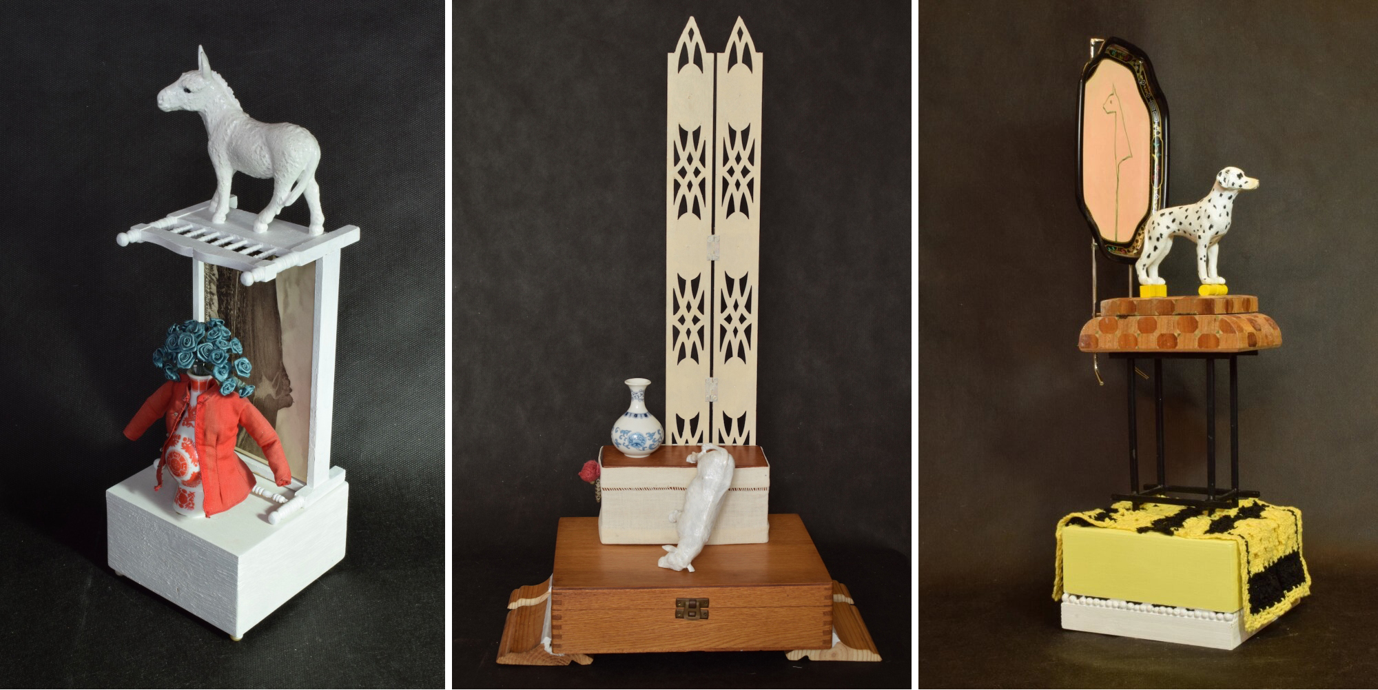 Quirky animal sculptures show up humanity’s greed and arrogance