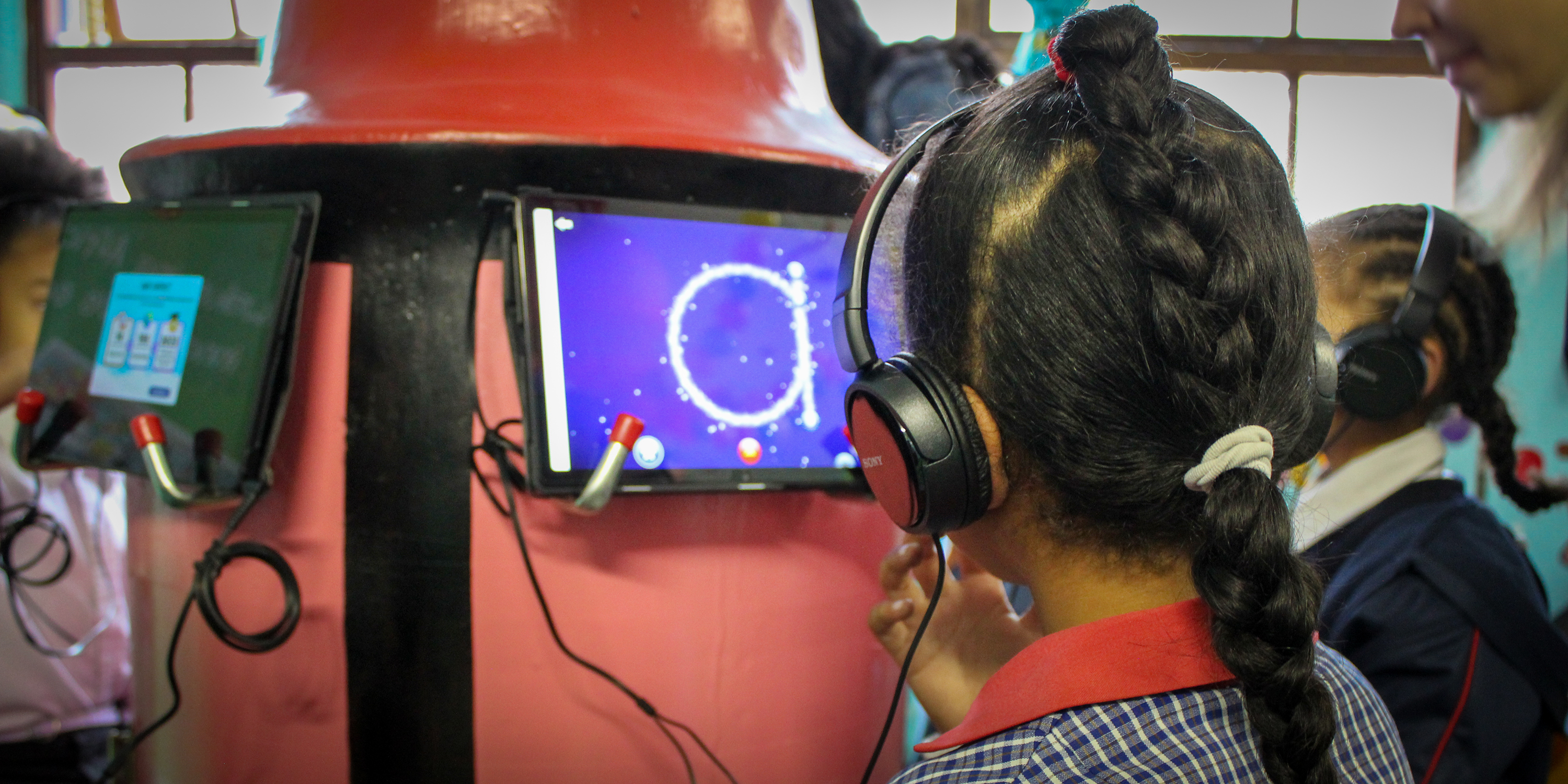 Education nonprofit Living Through Learning introduces digital literacy at Lavender Hill school