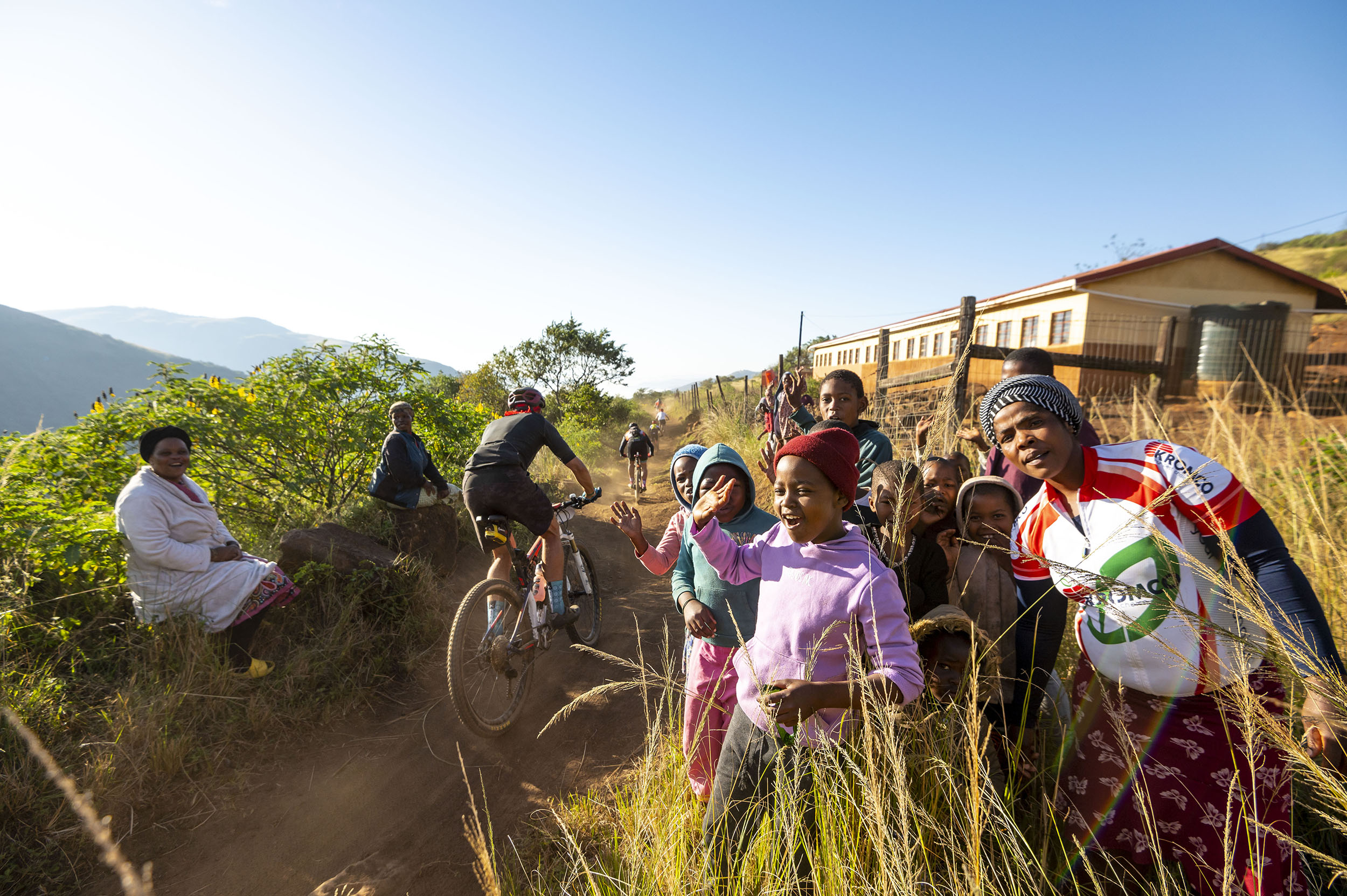Caroline Matsimela has made it her quest to get more women cycling