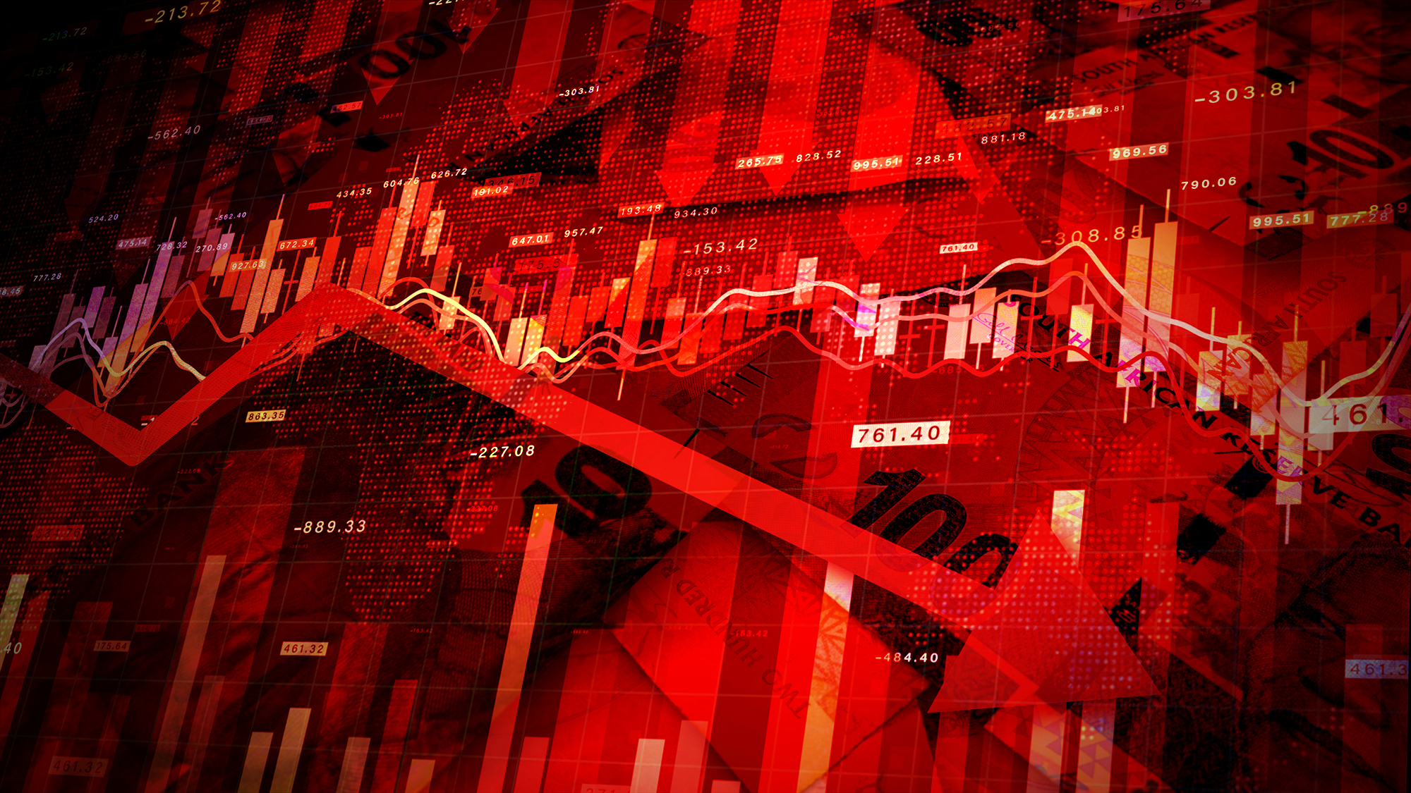 Rand hits record low despite SA Reserve Bank hiking interest rates by 50 basis points