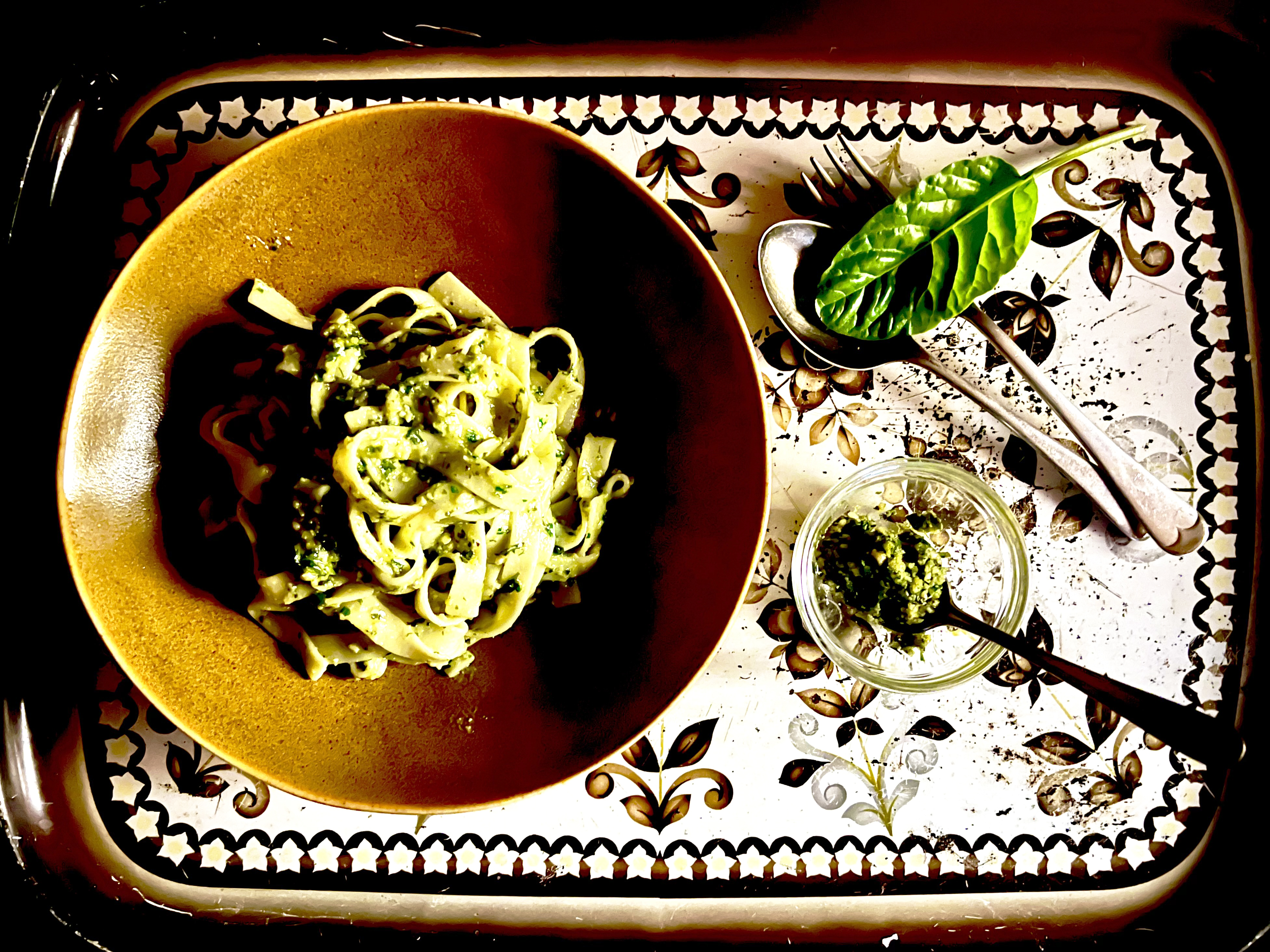 Throwback Thursday: Pesto pasta