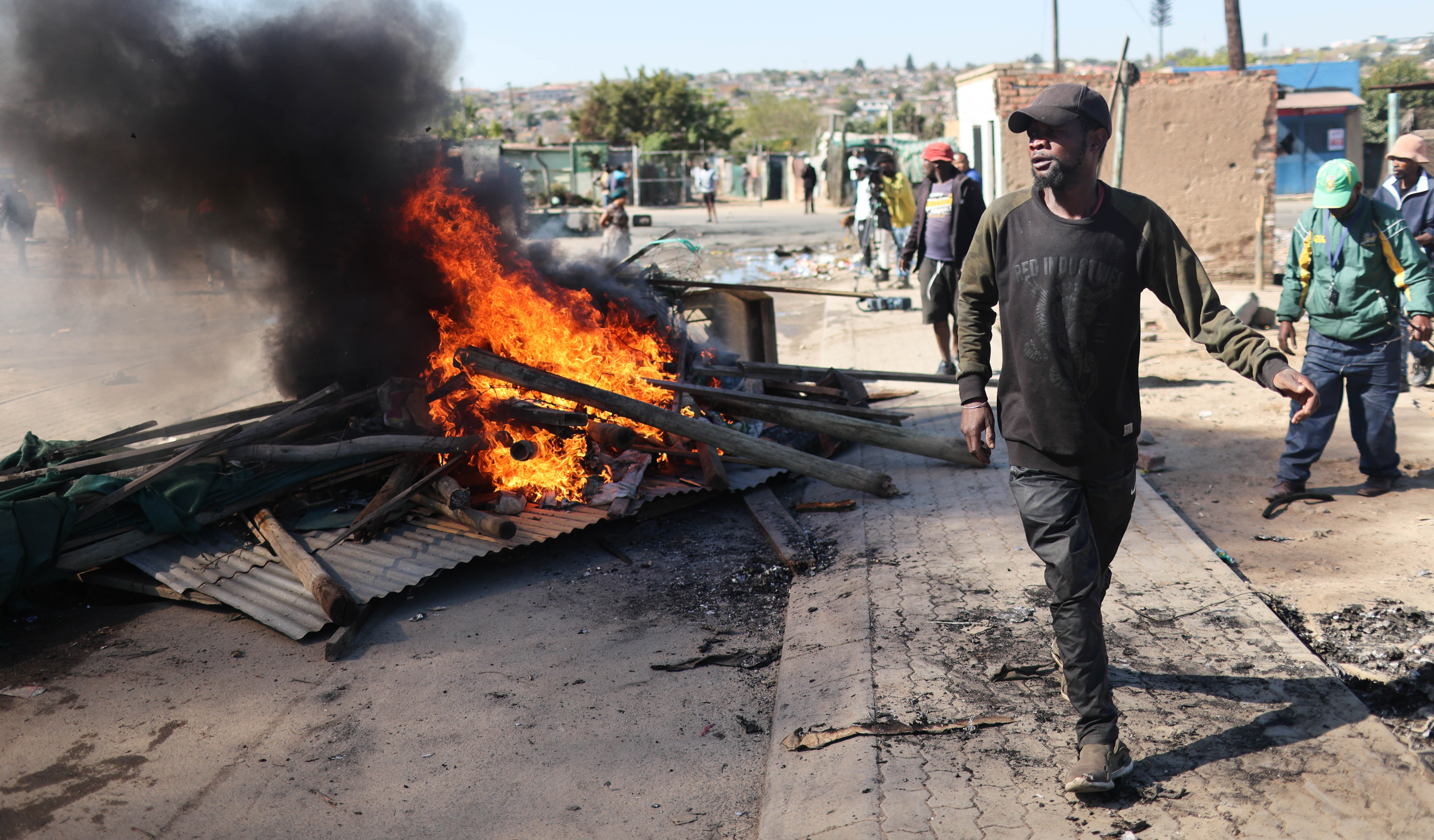 Diepsloot protesters march to Union Buildings and demand meeting with Ramaphosa