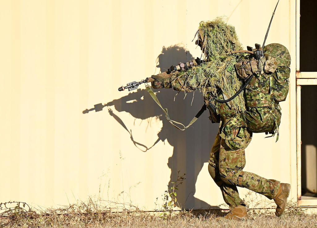 Australian And Japanese Forces Conduct Urban Assault Exercise