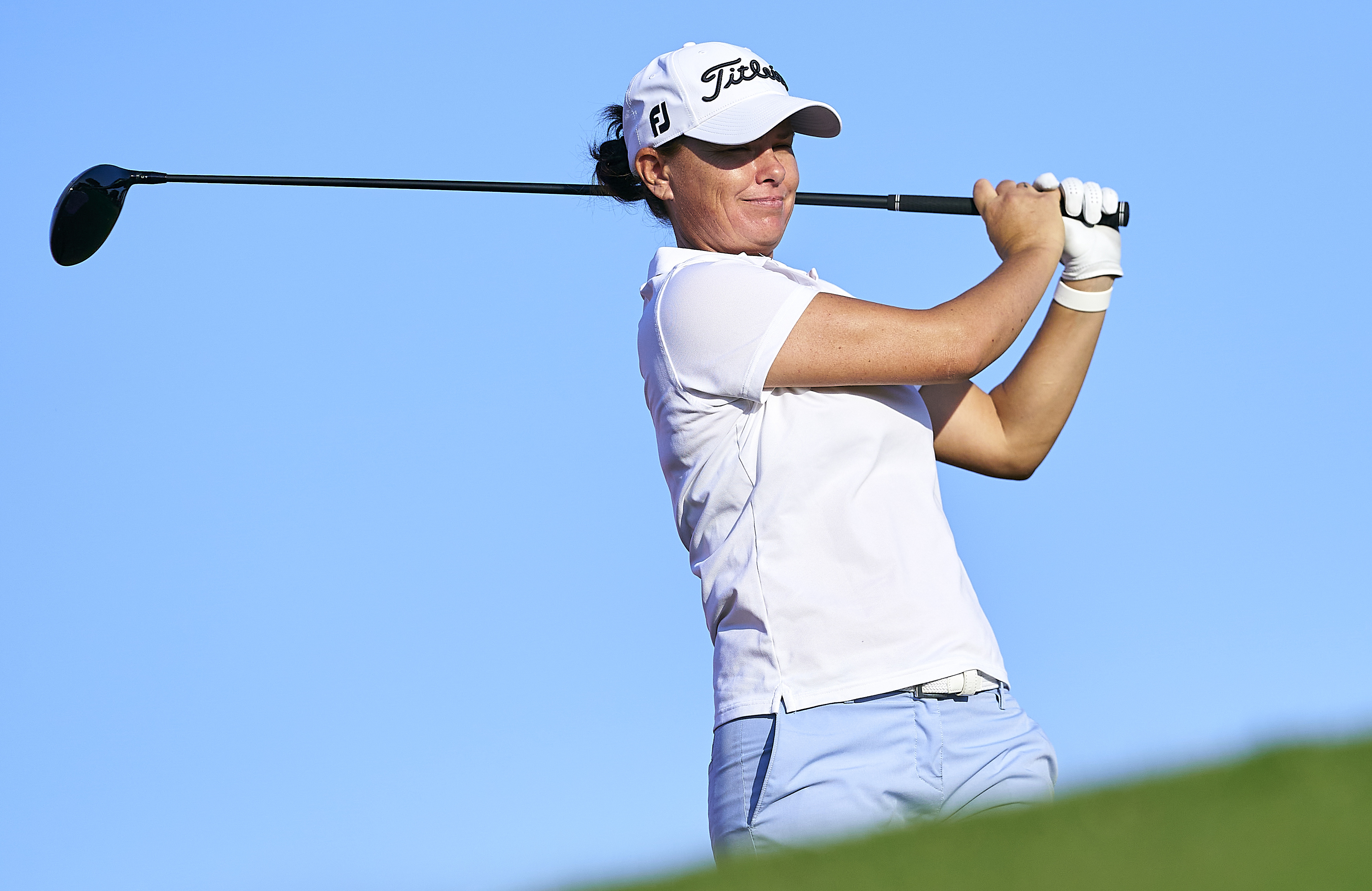 Birdie flourish sees Lee-Anne Pace secure surprise early lead at Women’s PGA Championship