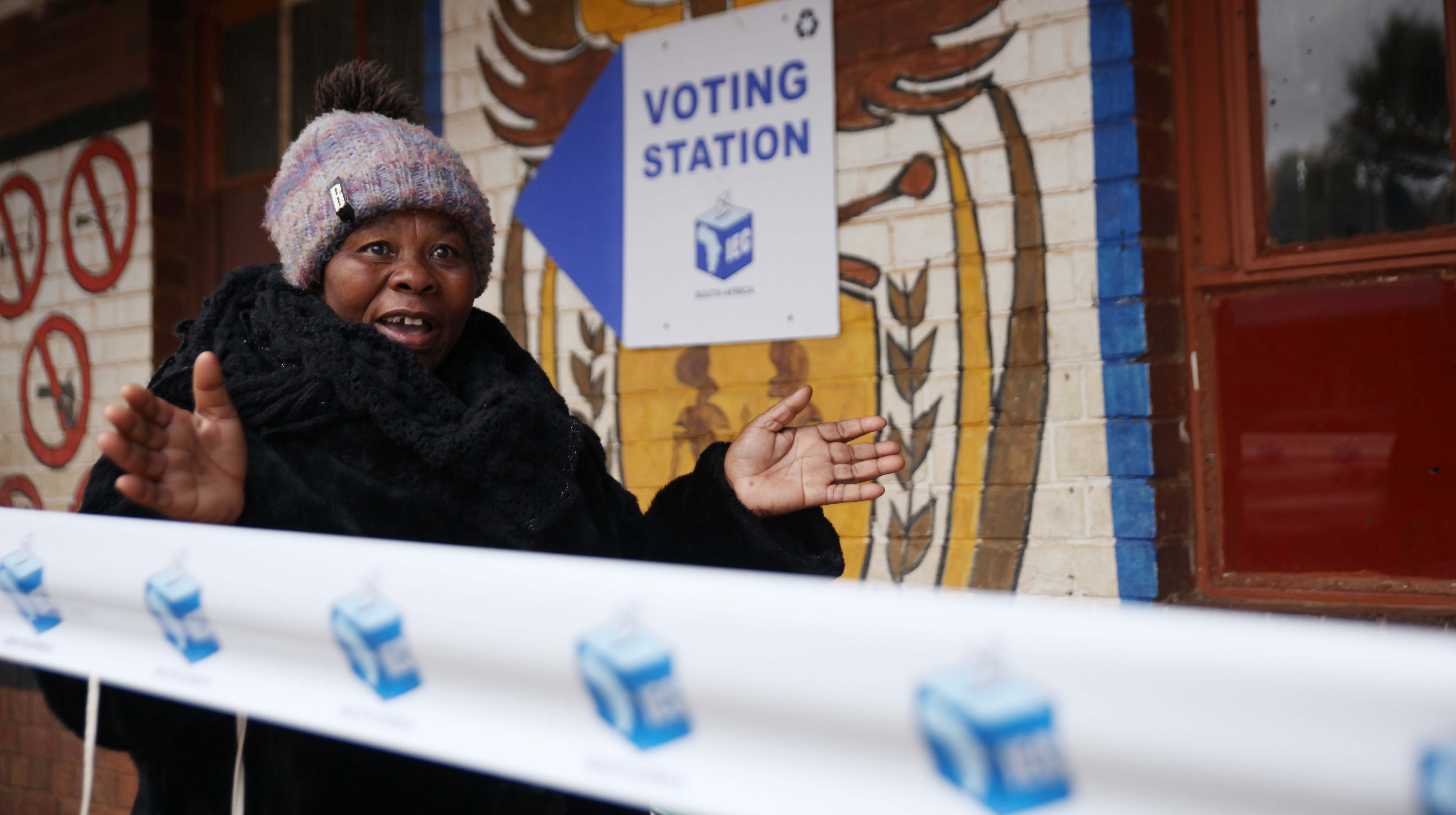 Not so fine in Finetown — sewage runs in streets while residents go to the polls