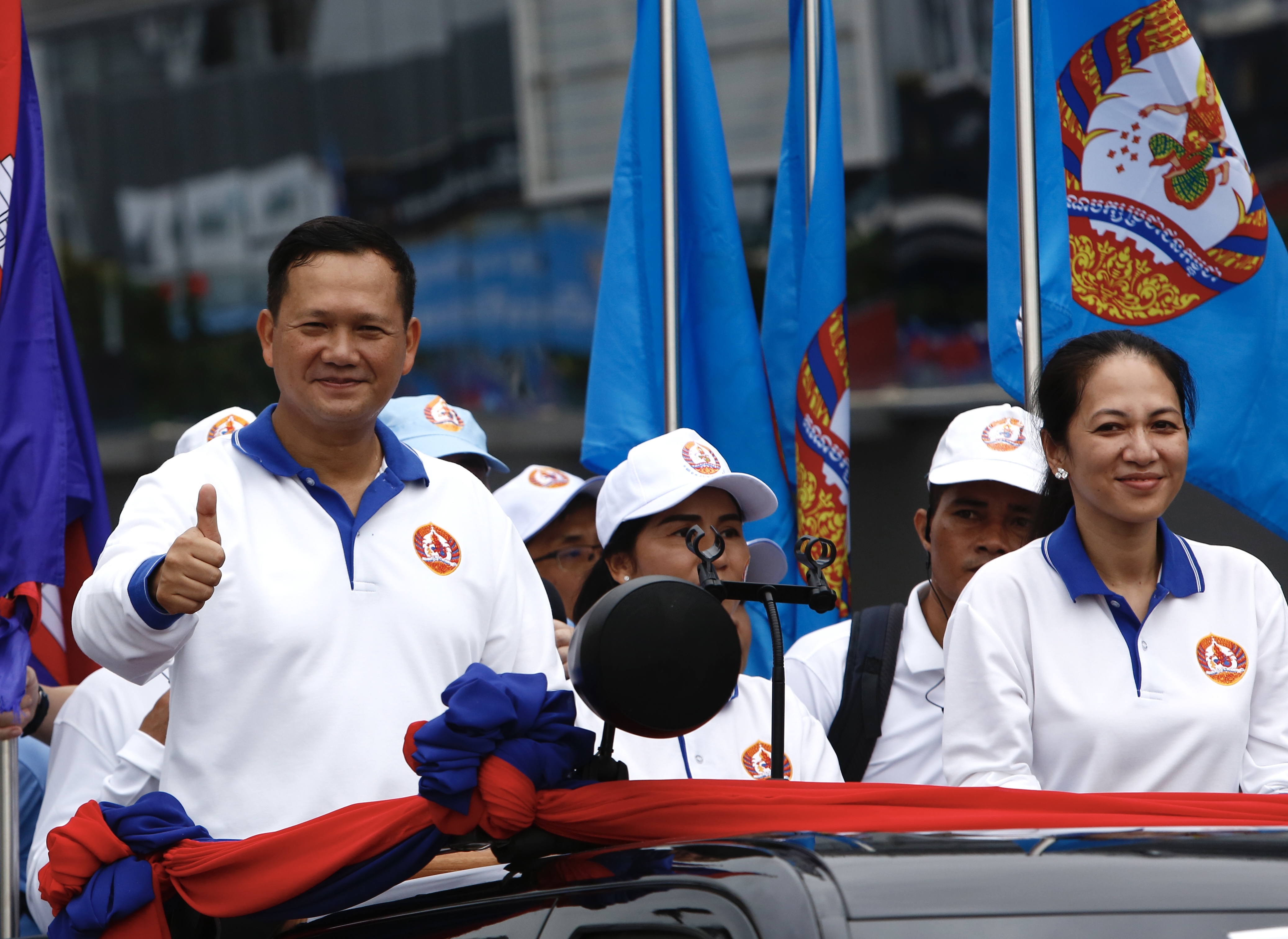 The national election campaign in Cambodia