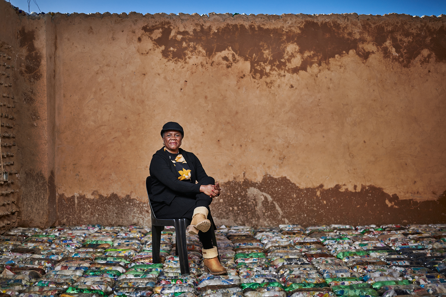 Diepsloot eco-brick project provides building blocks for empowerment while cleaning up environment