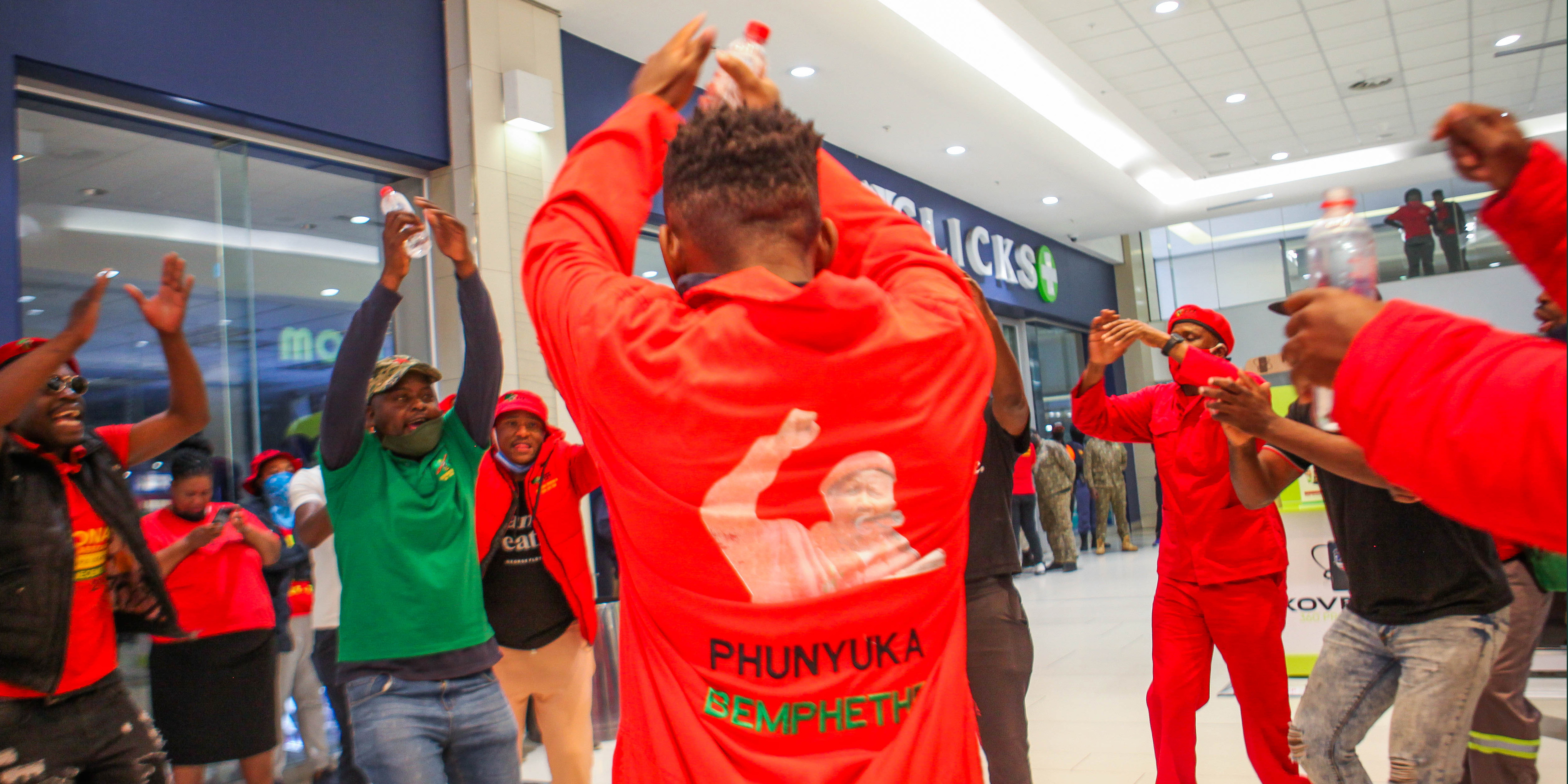 When the ‘revolution’ gets televised — SARS employee seen at EFF protest after calling in sick fired