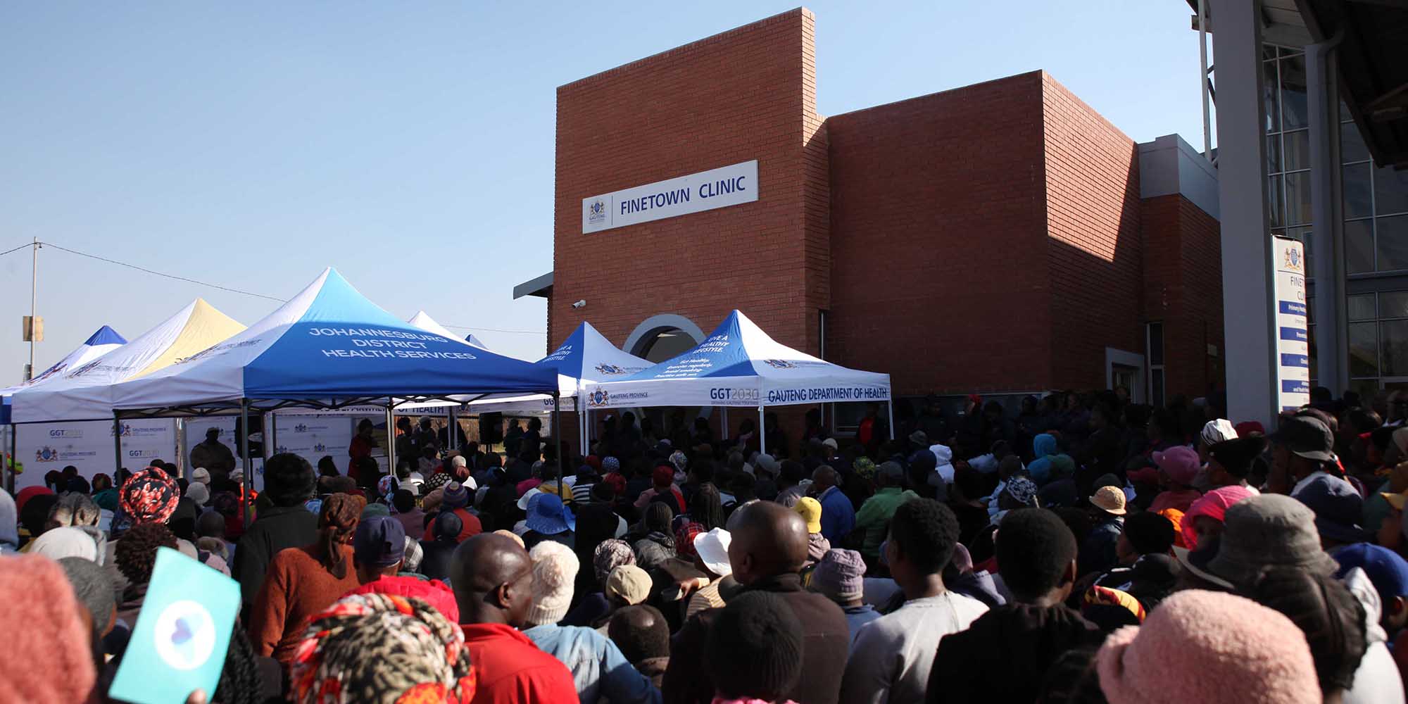 Finetown residents celebrate opening of community clinic after four-year wait