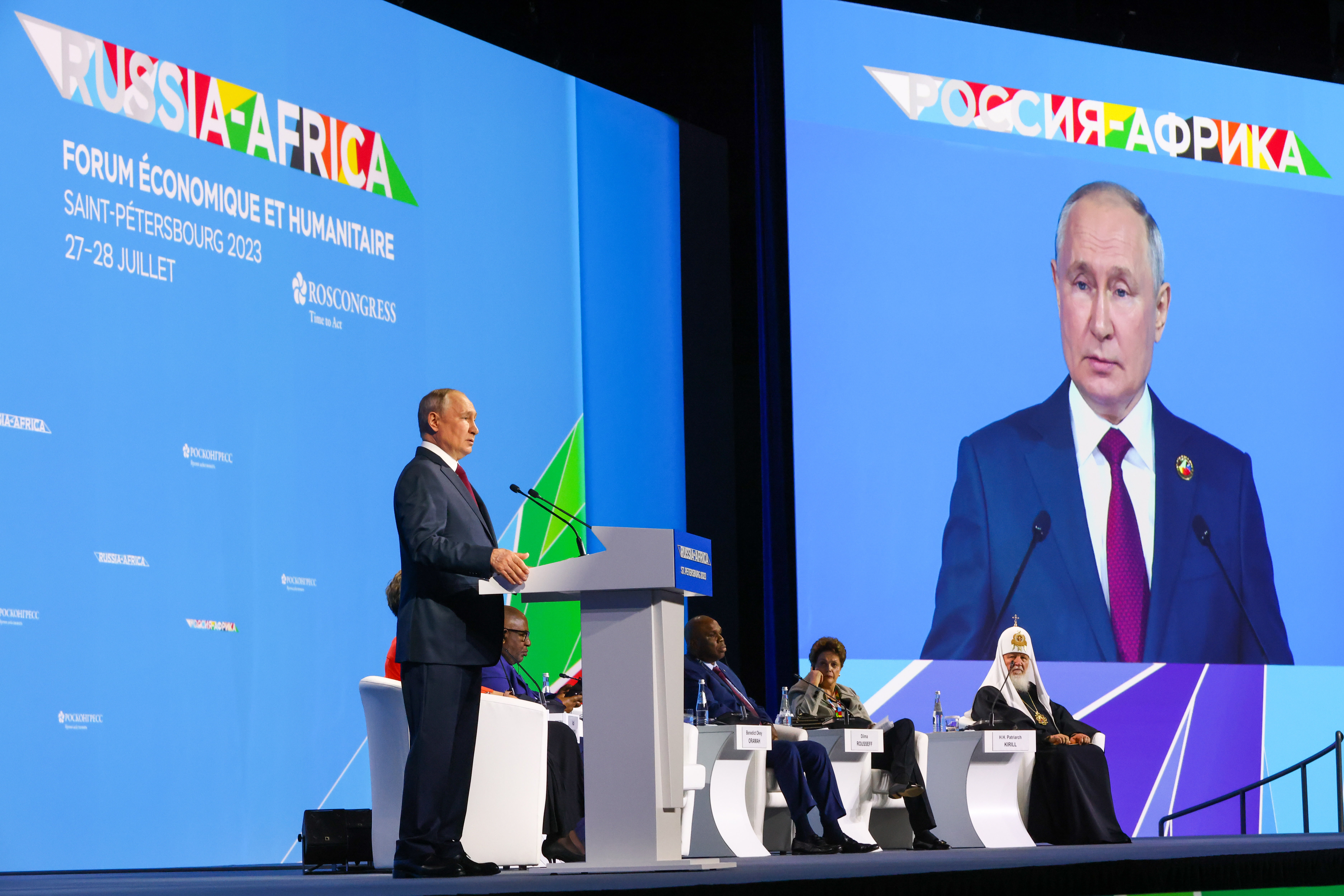 Putin tells African leaders: I'll give you free grain despite 'hypocritical West'
