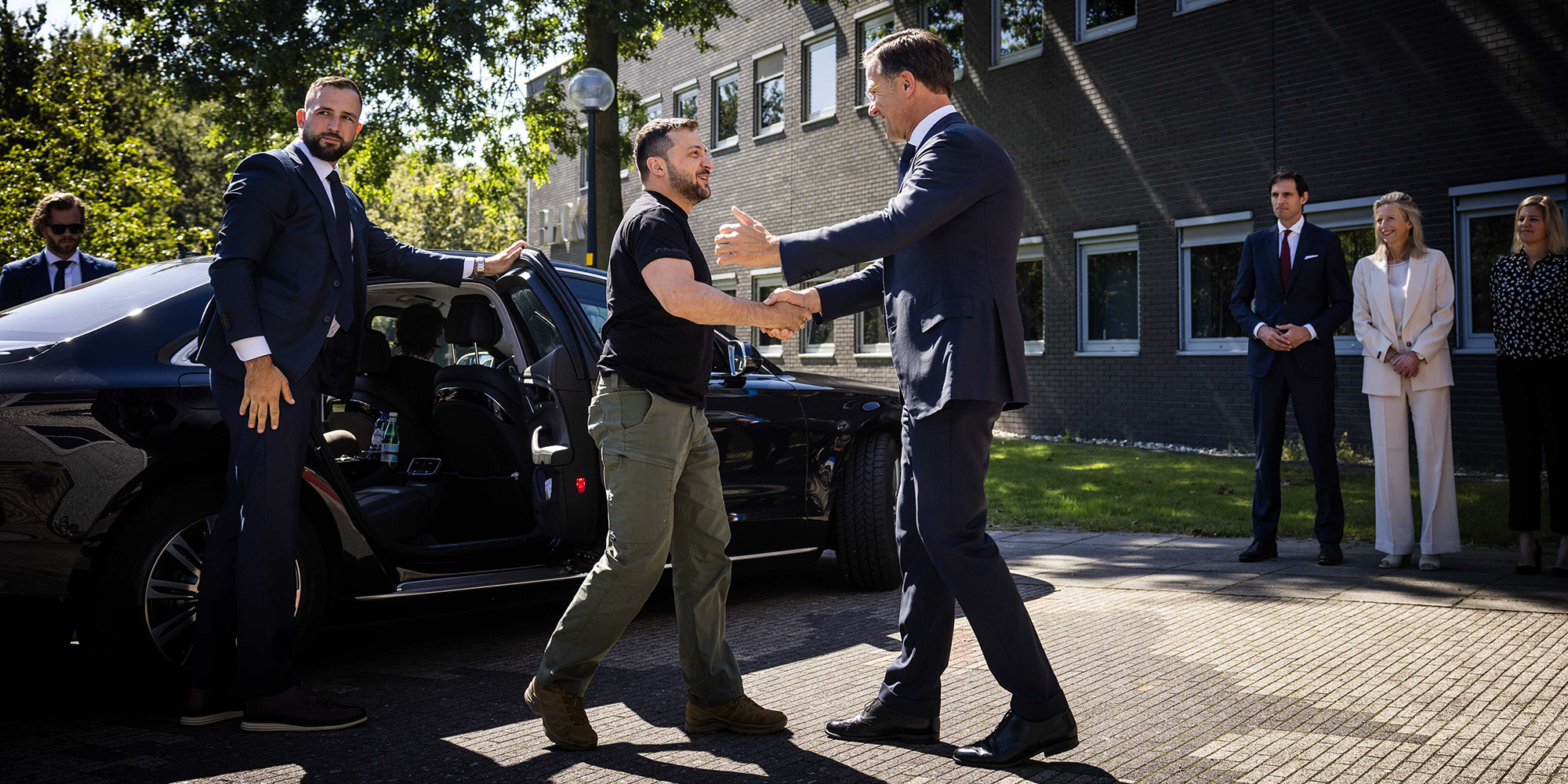 Zelensky in Netherlands for talks on F-16 jets; Russia repels drone attack south of Moscow