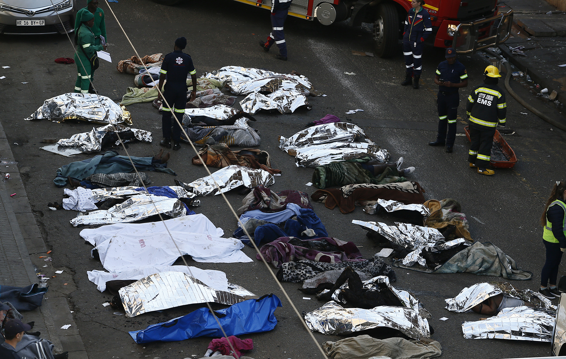 Joburg inner-city fire – at least 73 dead, over 50 hurt as flames tear through hijacked building