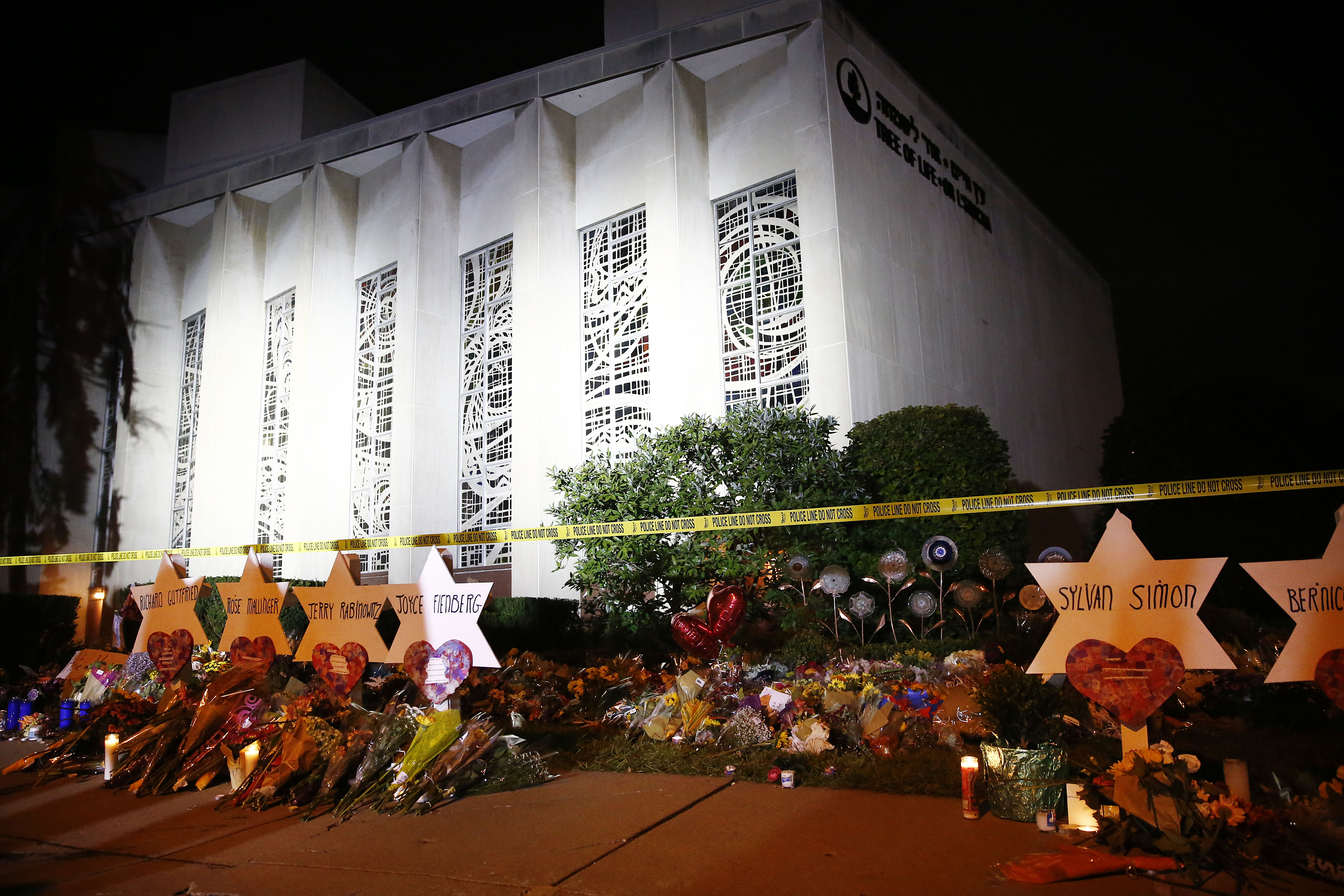 Vigil for victims of synagogue shooting