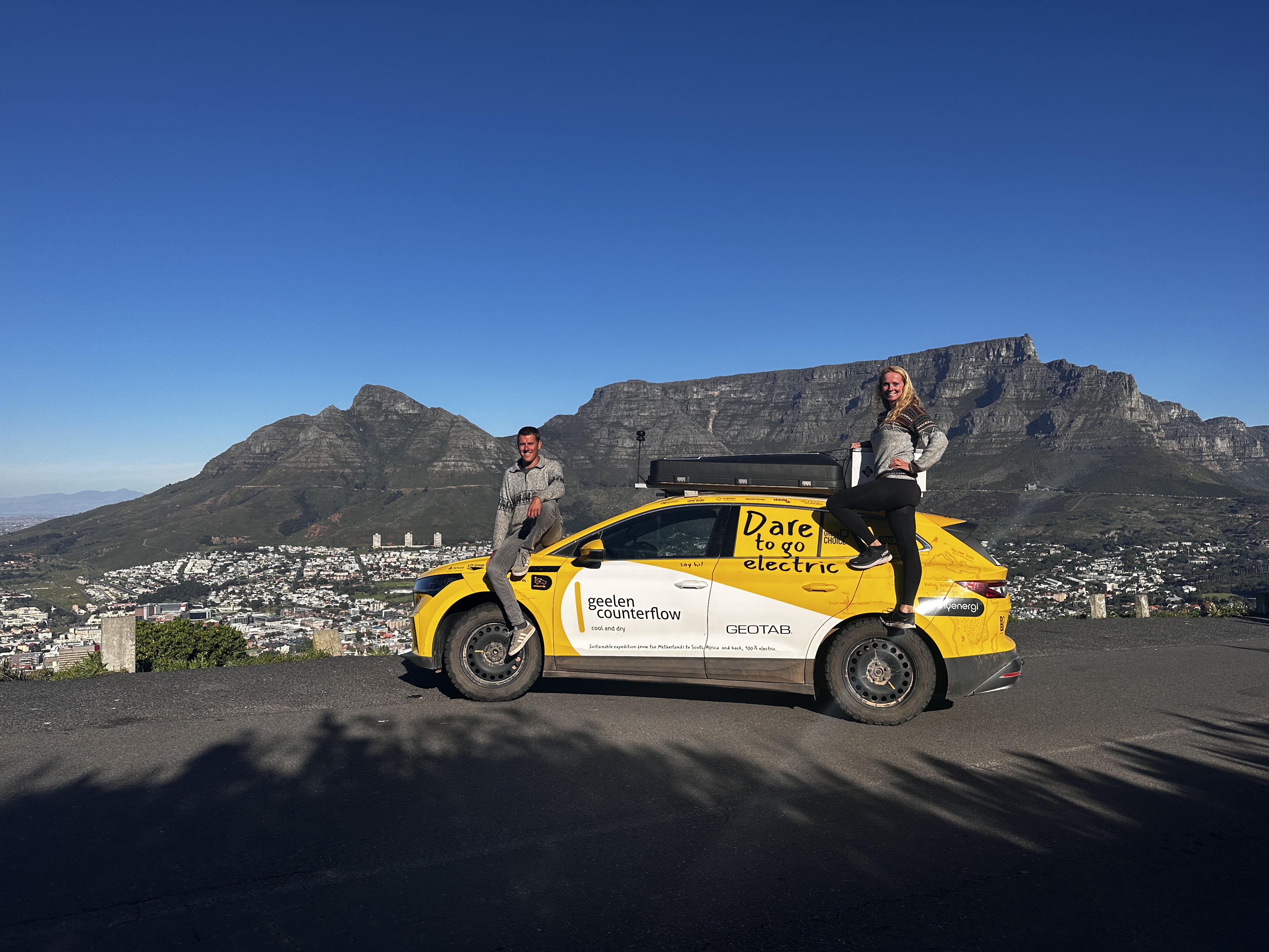 From the Netherlands to Cape Town in an electric car powered by the African sun
