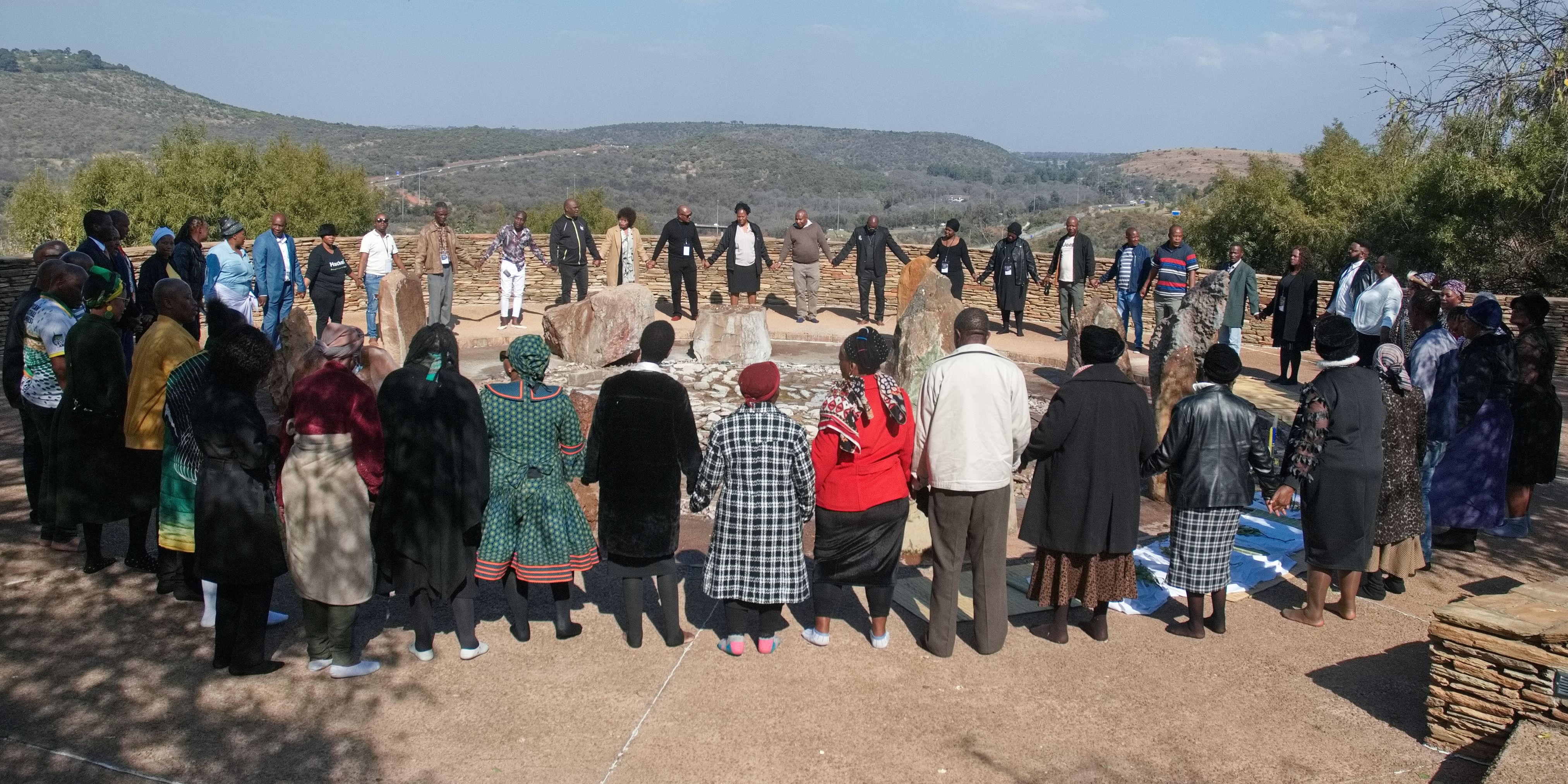 A ceremony helps families repatriate spirits of loved ones murdered by apartheid cops