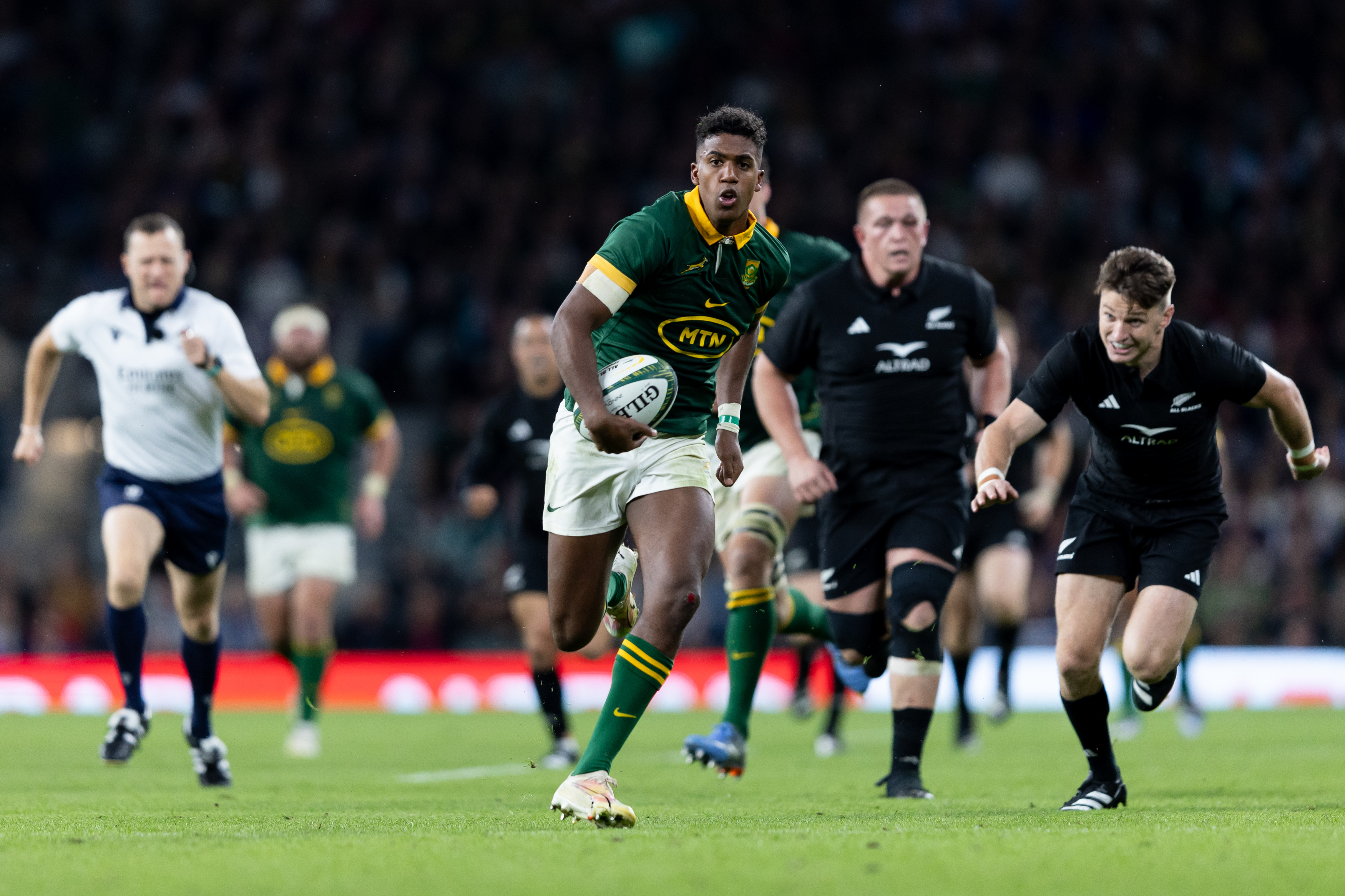 Brutal Boks hand All Blacks heaviest ever Test defeat at Twickenham to make RWC statement