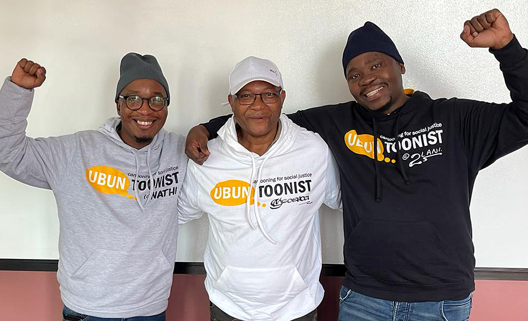 Meet the Ubuntoonists, the trio taking a stand for social justice – one cartoon at a time