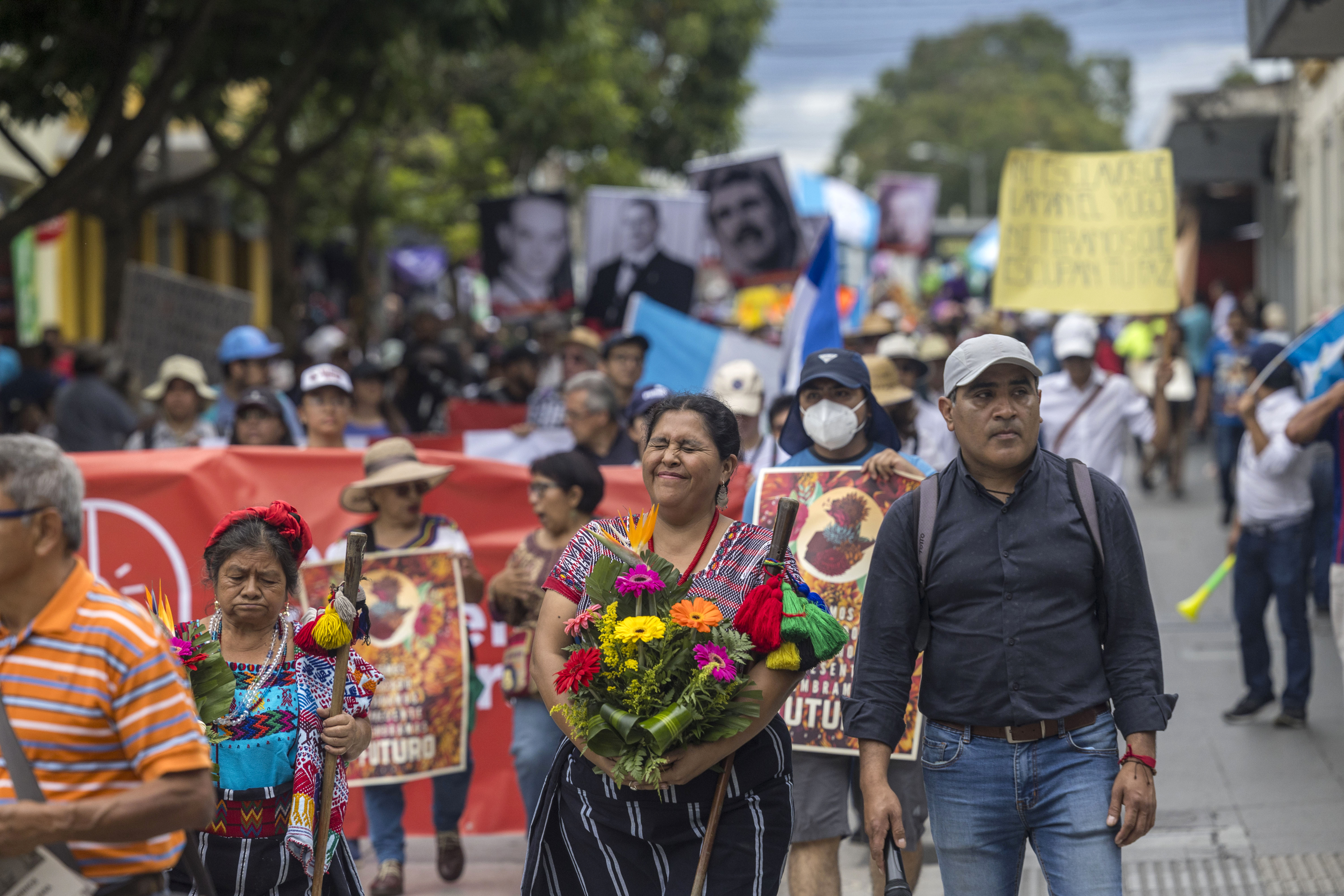 March for Democracy in Guatemala