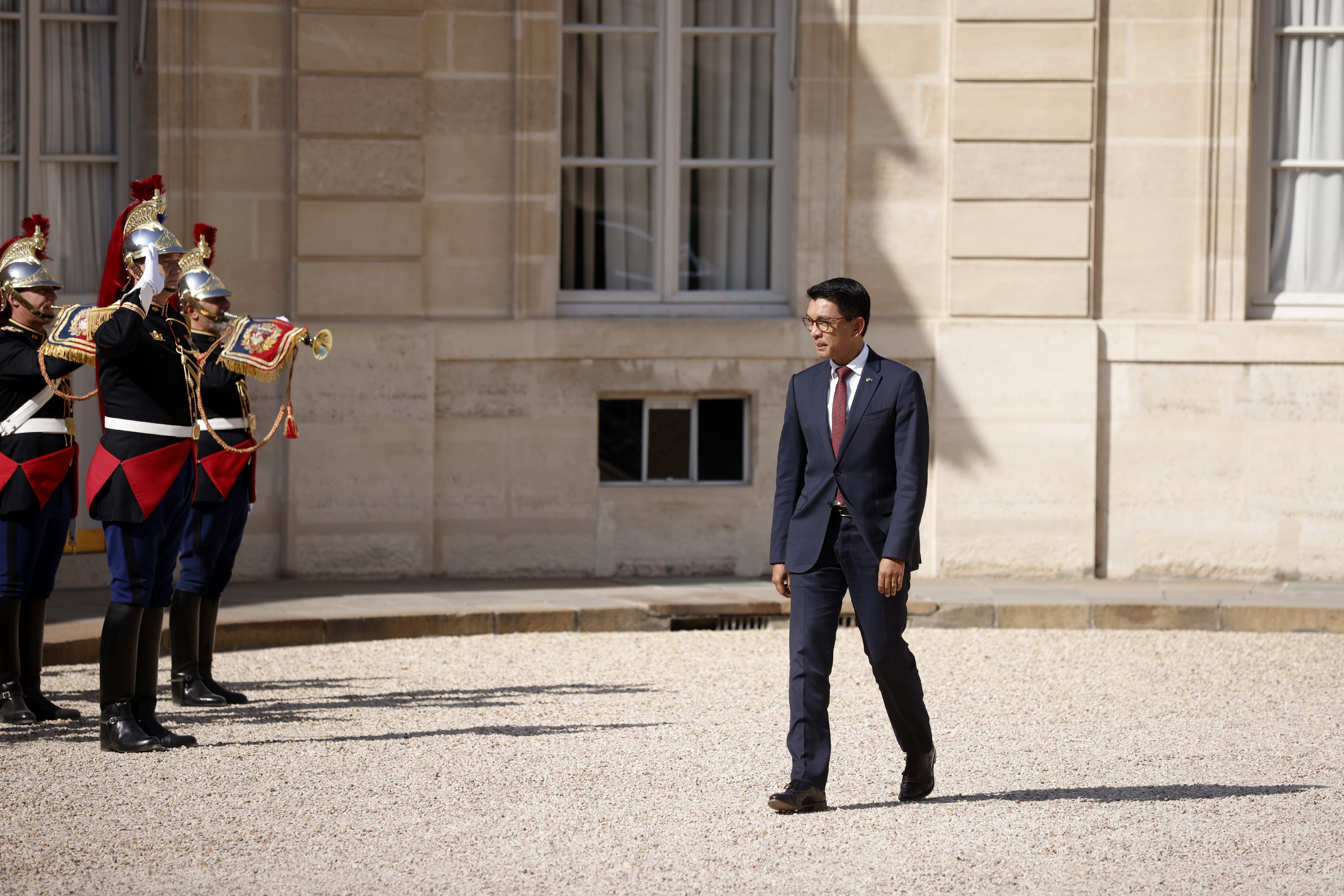 President of Madagascar visits Paris