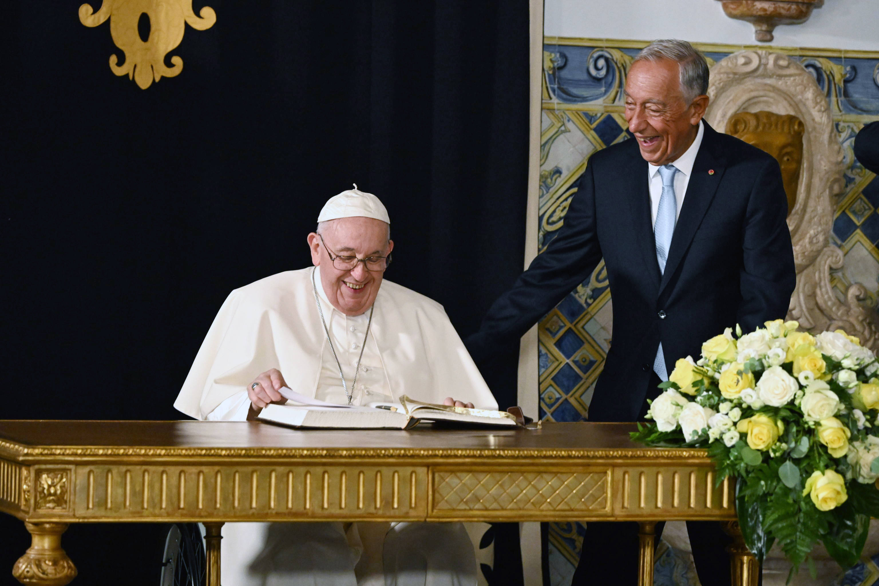 Pope Francis arrives in Portugal for the World Youth Day 2023