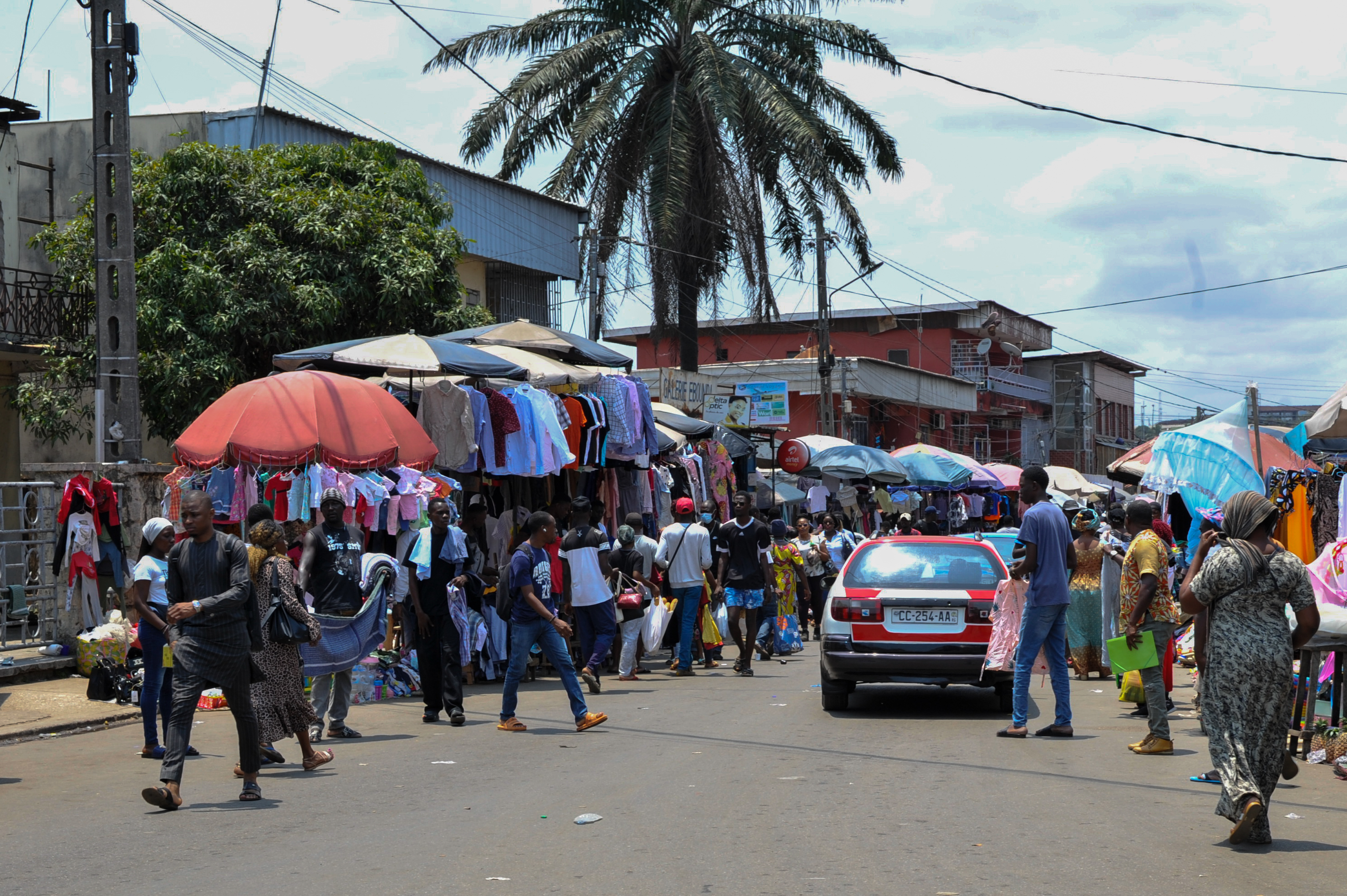 Libreville a day after Gabon's president was ousted