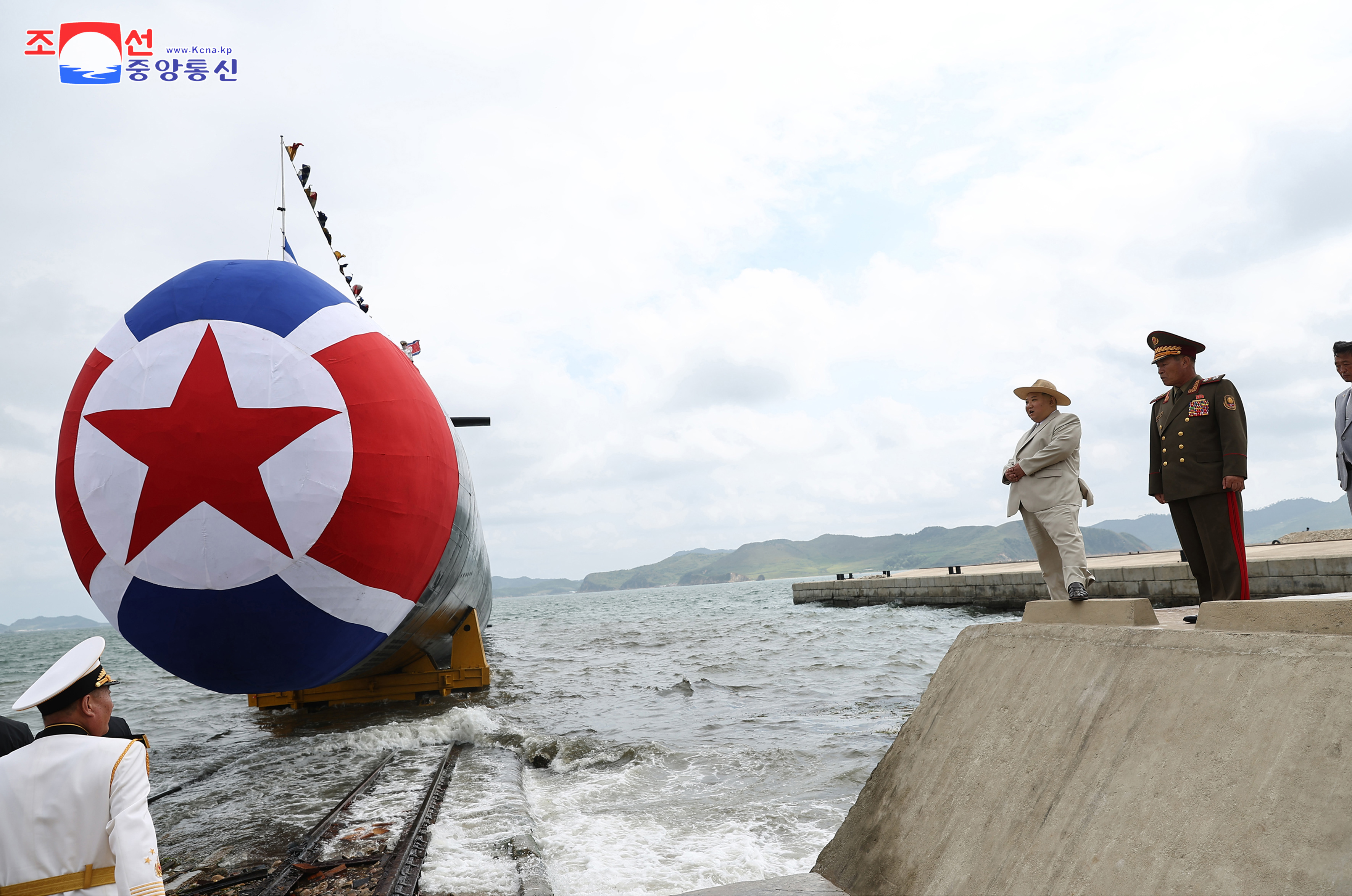 North Korea launches 'tactical nuclear-armed submarine'