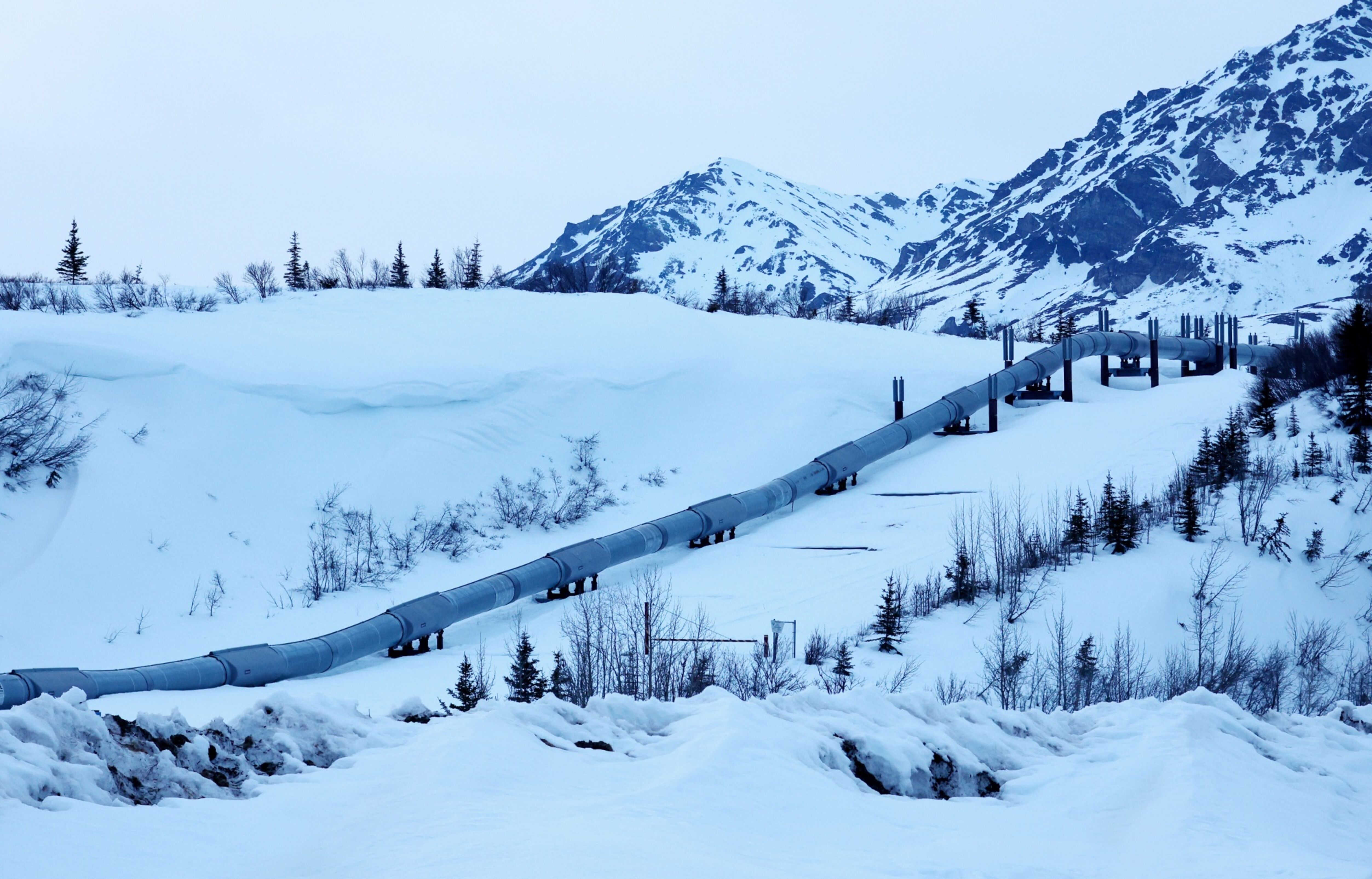 General Views Of The Trans-Alaska Pipeline System