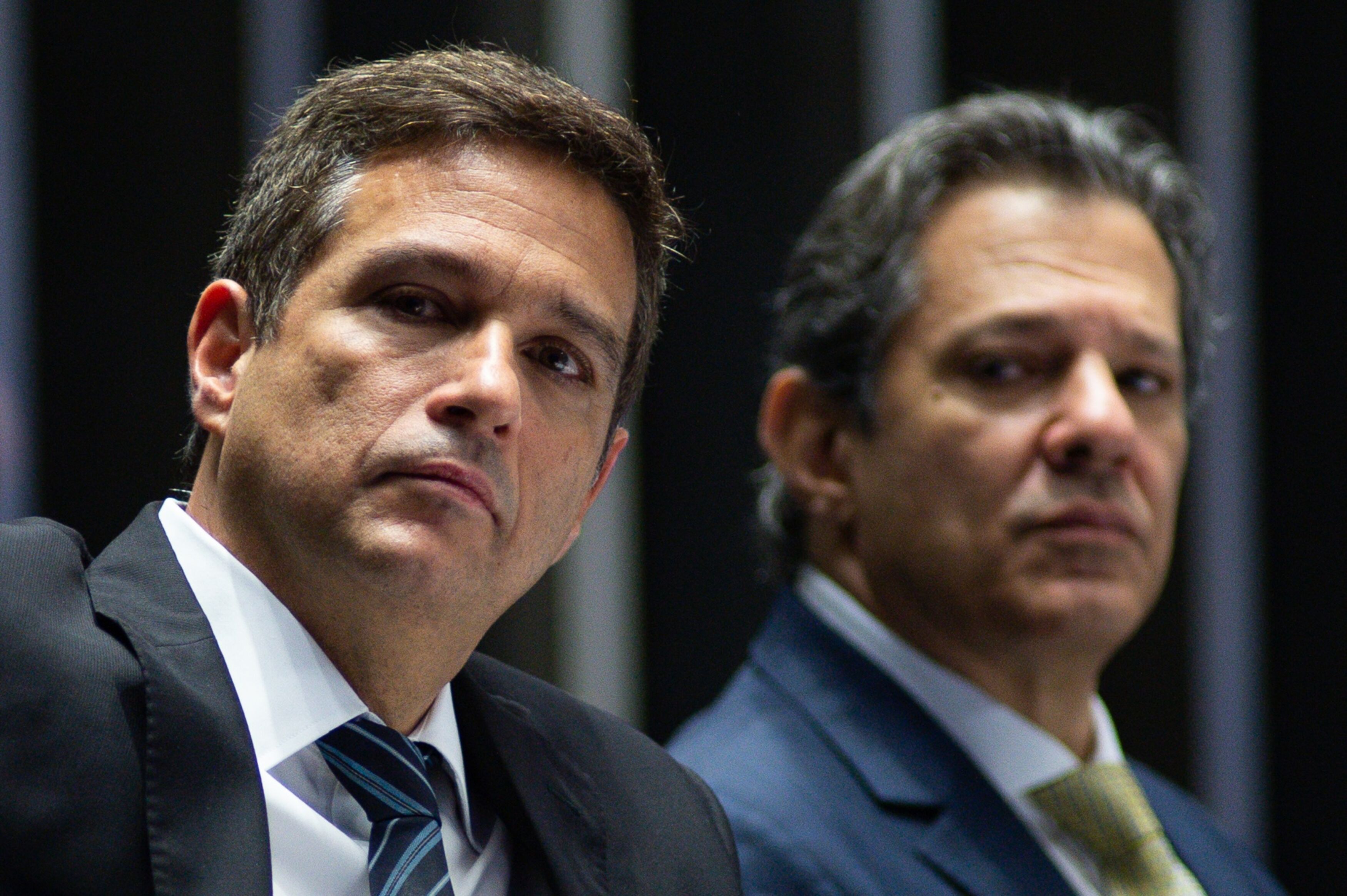 Central Bank Chief Campos Neto And Finance Minister Haddad Attend Senate Debate On Inflation