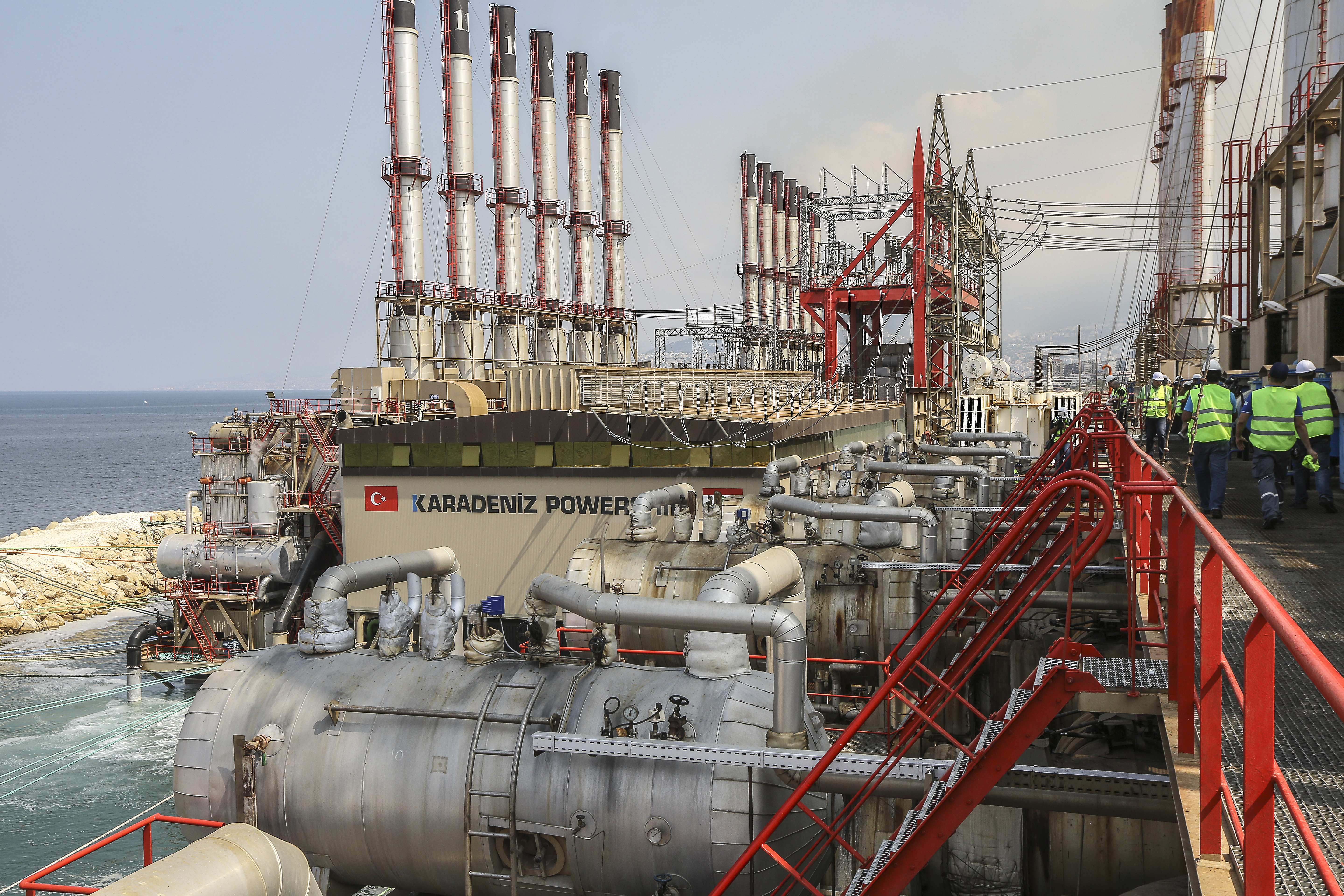 Floating power plant Fatmagul Sultan in Lebanon