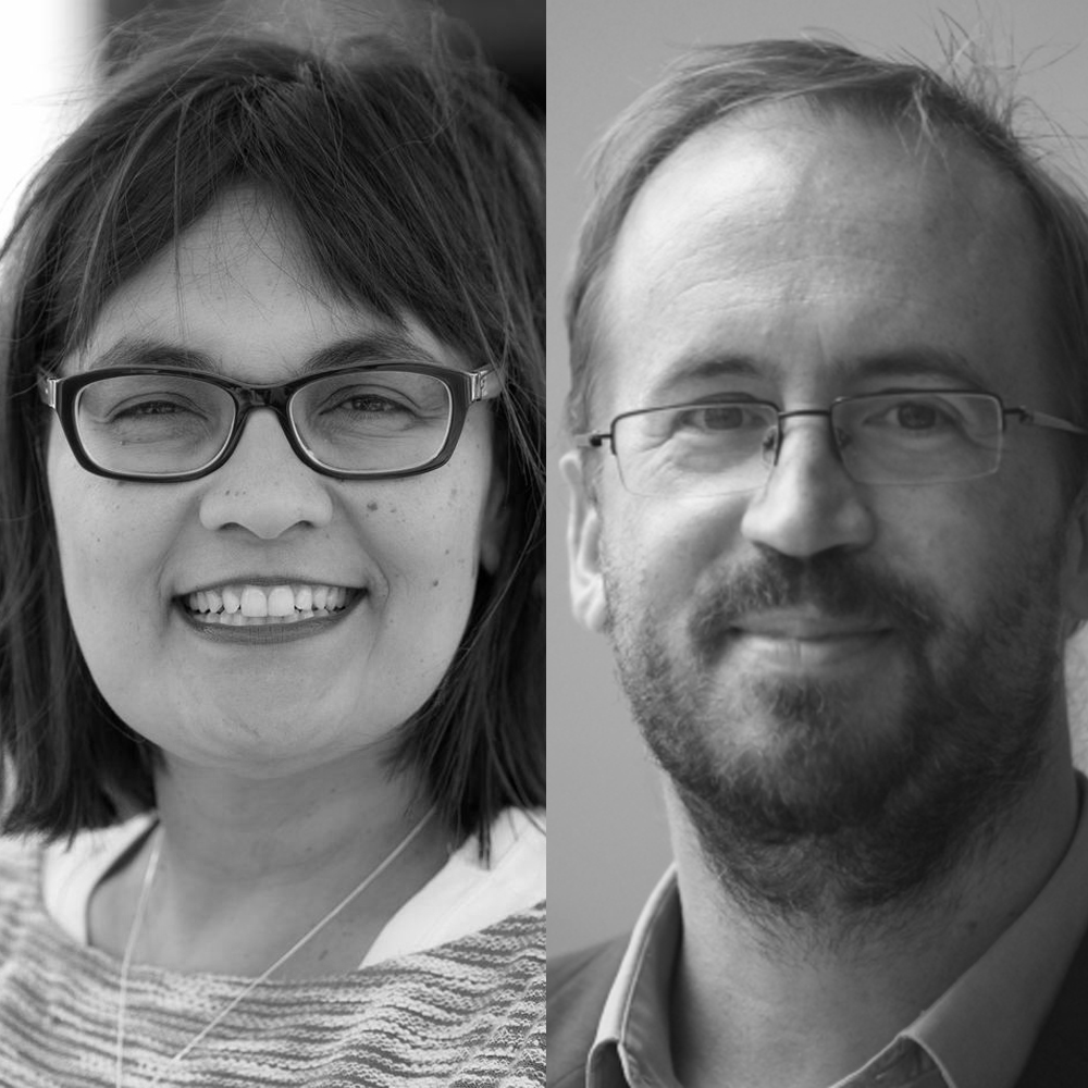 Judith February and Chris Oxtoby