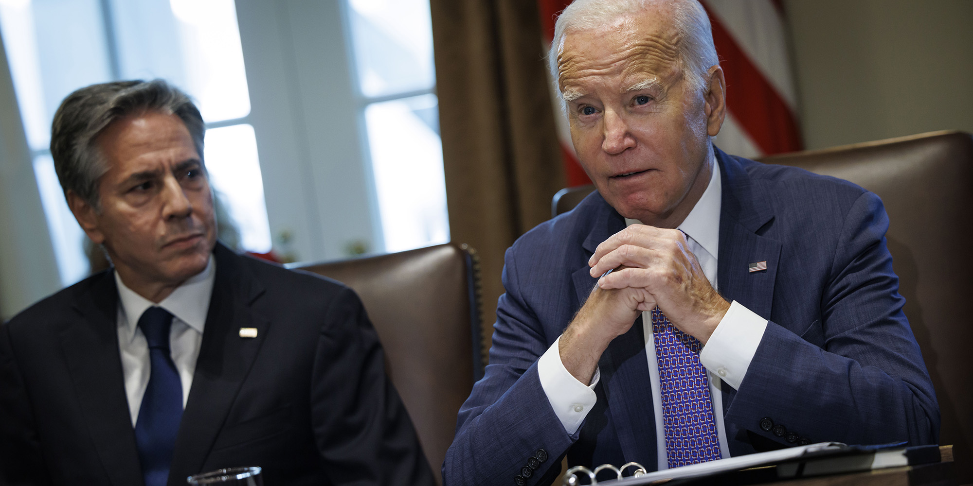 US President Joe Biden cabinet meeting at the White House